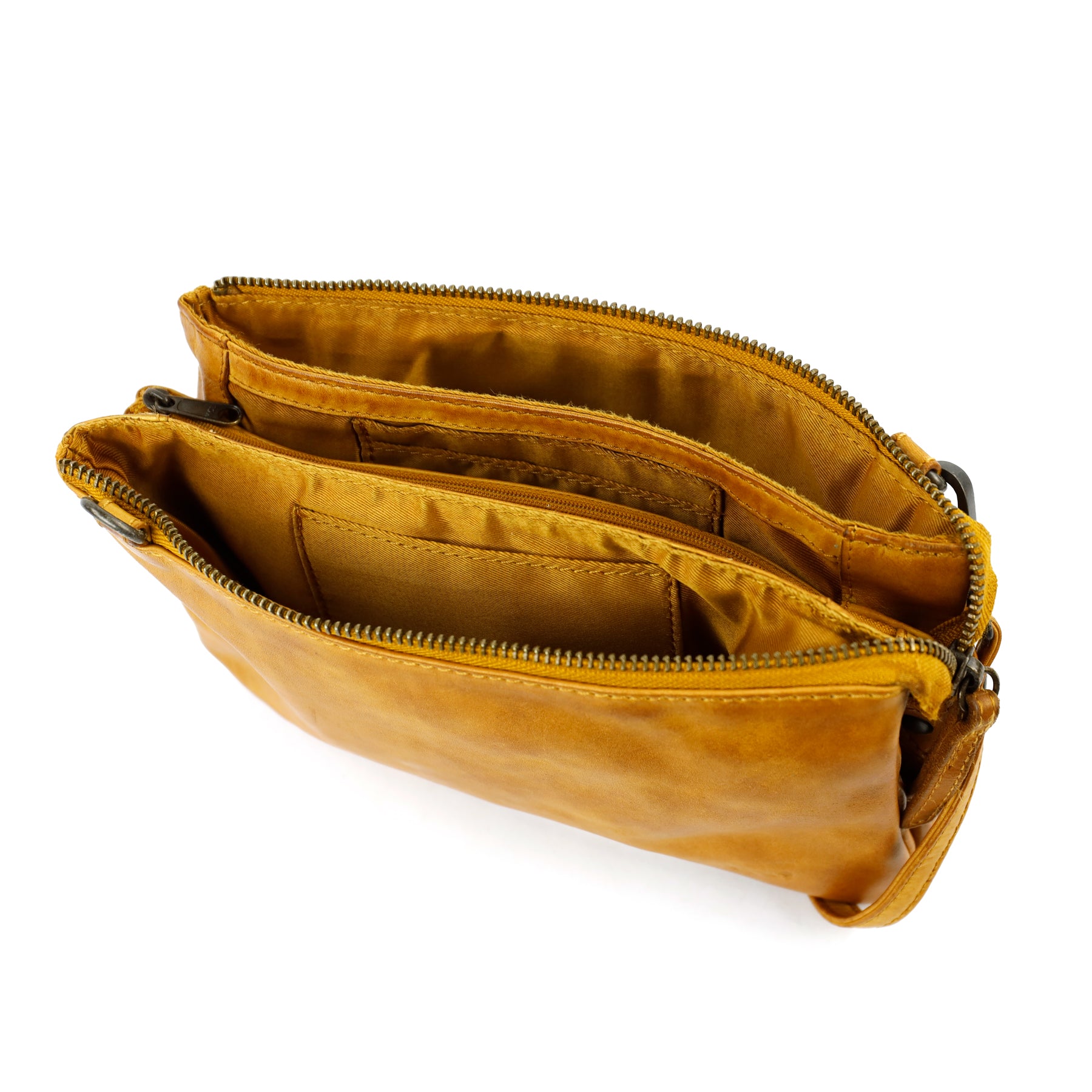 Portemonnaie Tasche 'Uma' Ockergelb