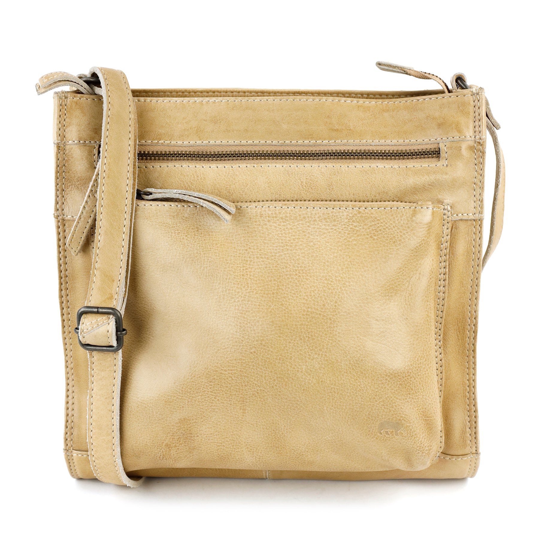 Geräumige Umhängetasche 'Marisa' Beige