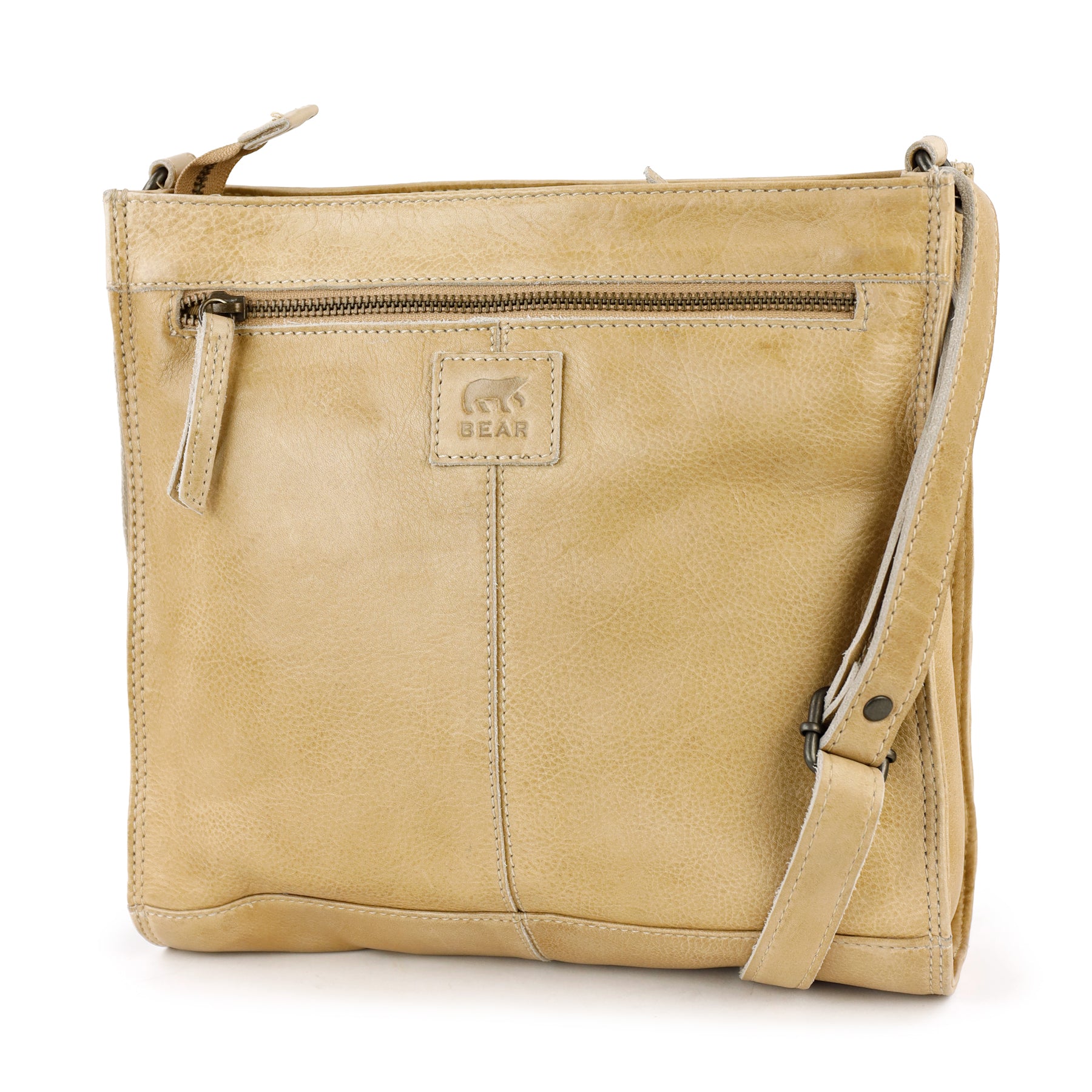 Geräumige Umhängetasche 'Marisa' Beige