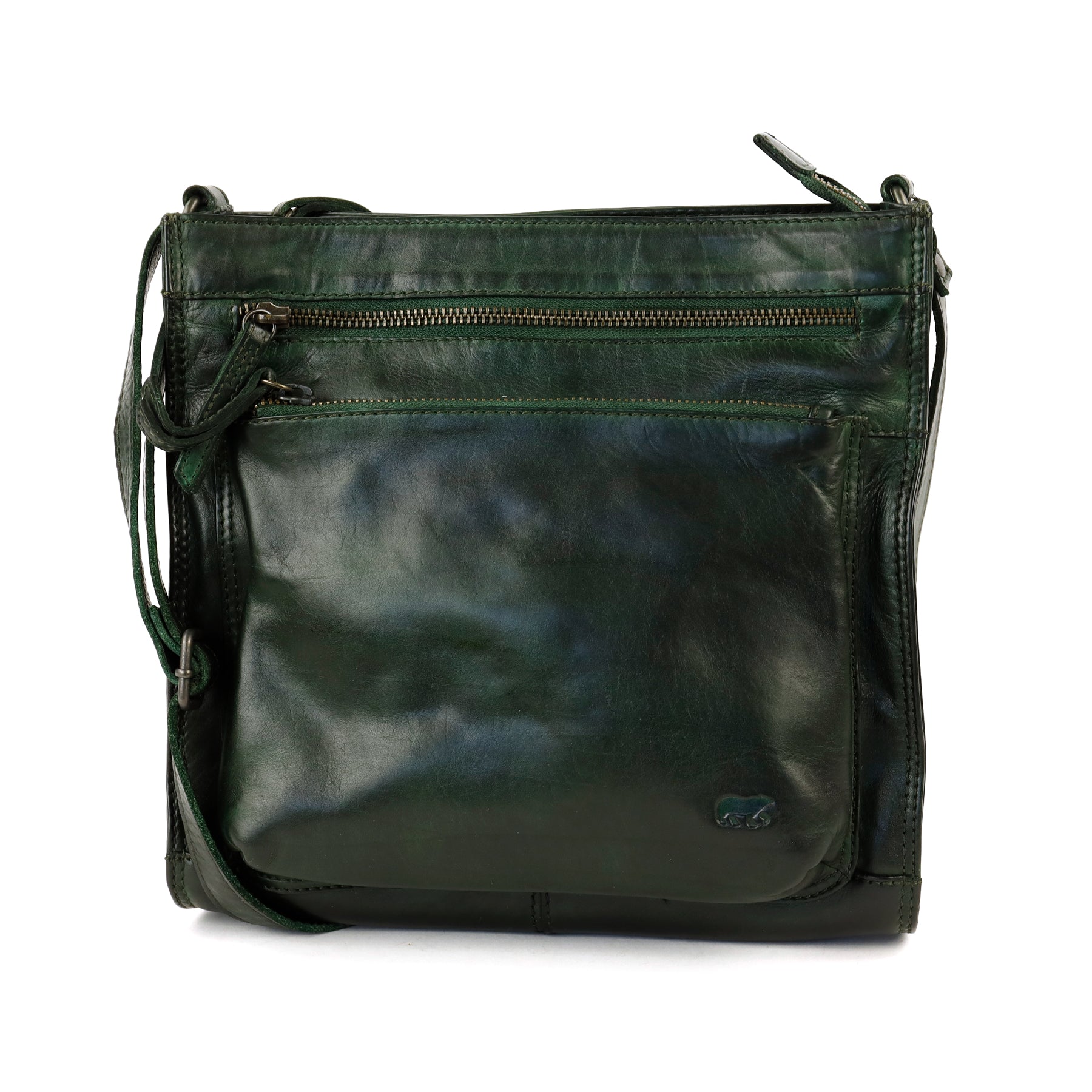 Geräumige Umhängetasche 'Marisa' Grün