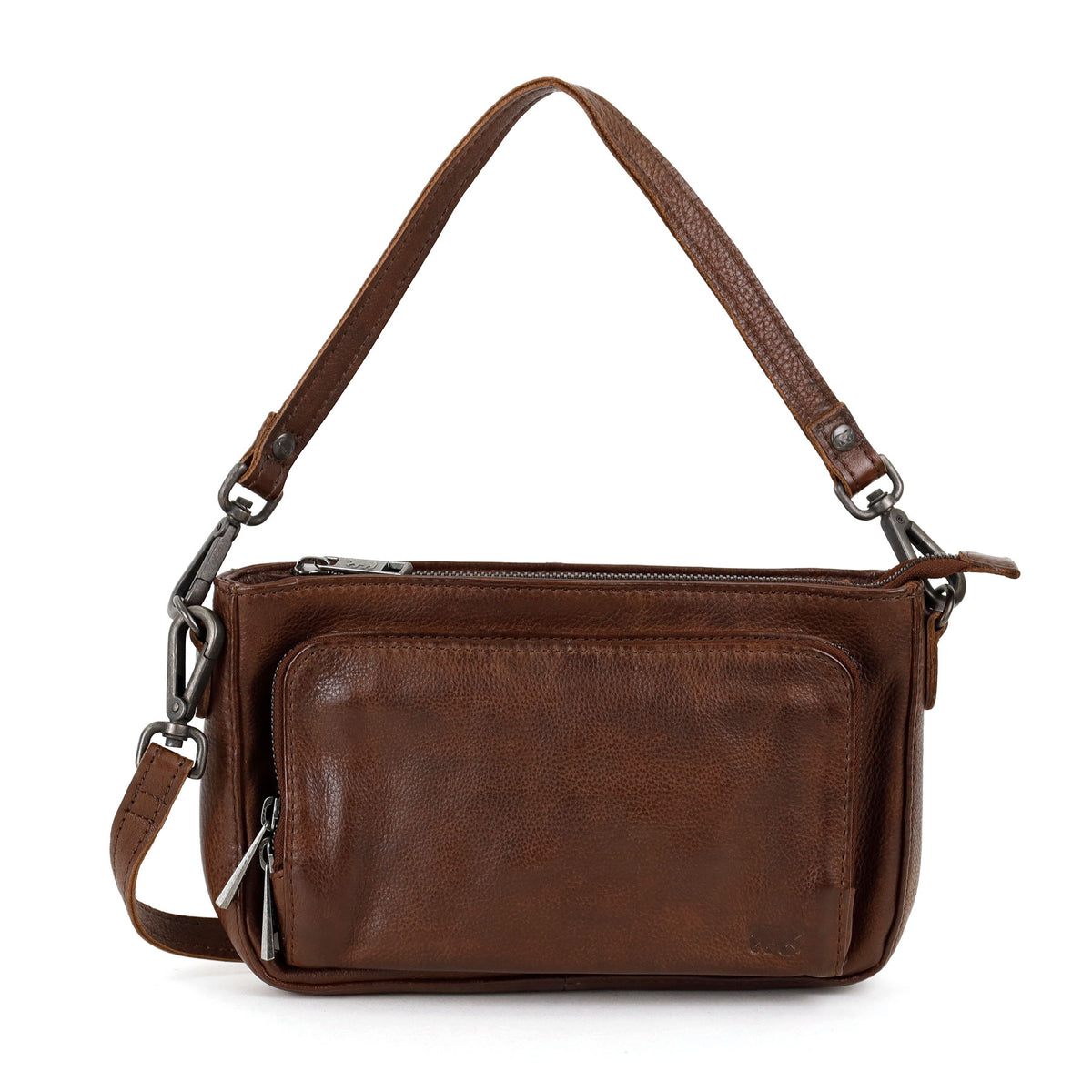 Kleine Hand-/Umhängetasche 'Livia' Cognac