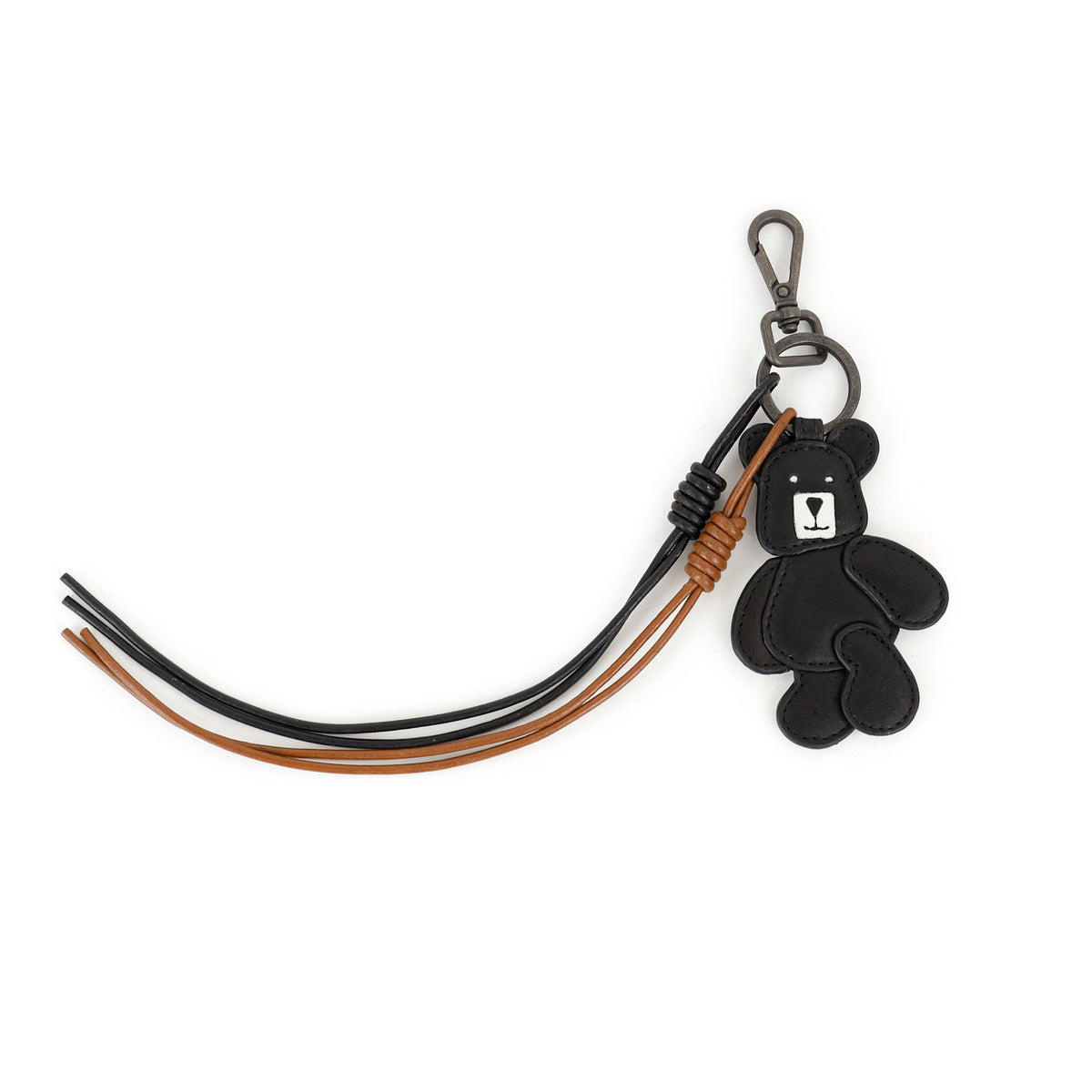Bag Charm/sleutelhanger 'Beertje' zwart
