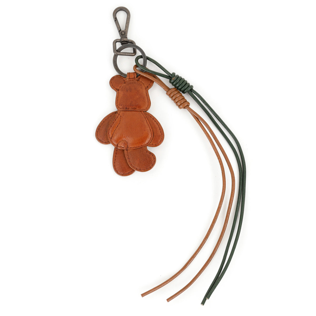 Bag Charm/sleutelhanger 'Beertje' cognac