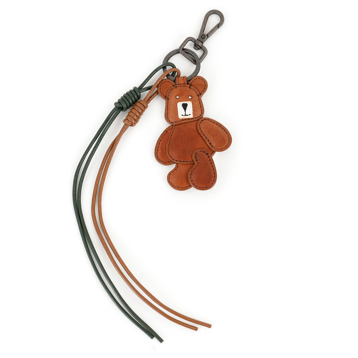 Bag Charm/sleutelhanger 'Beertje' cognac