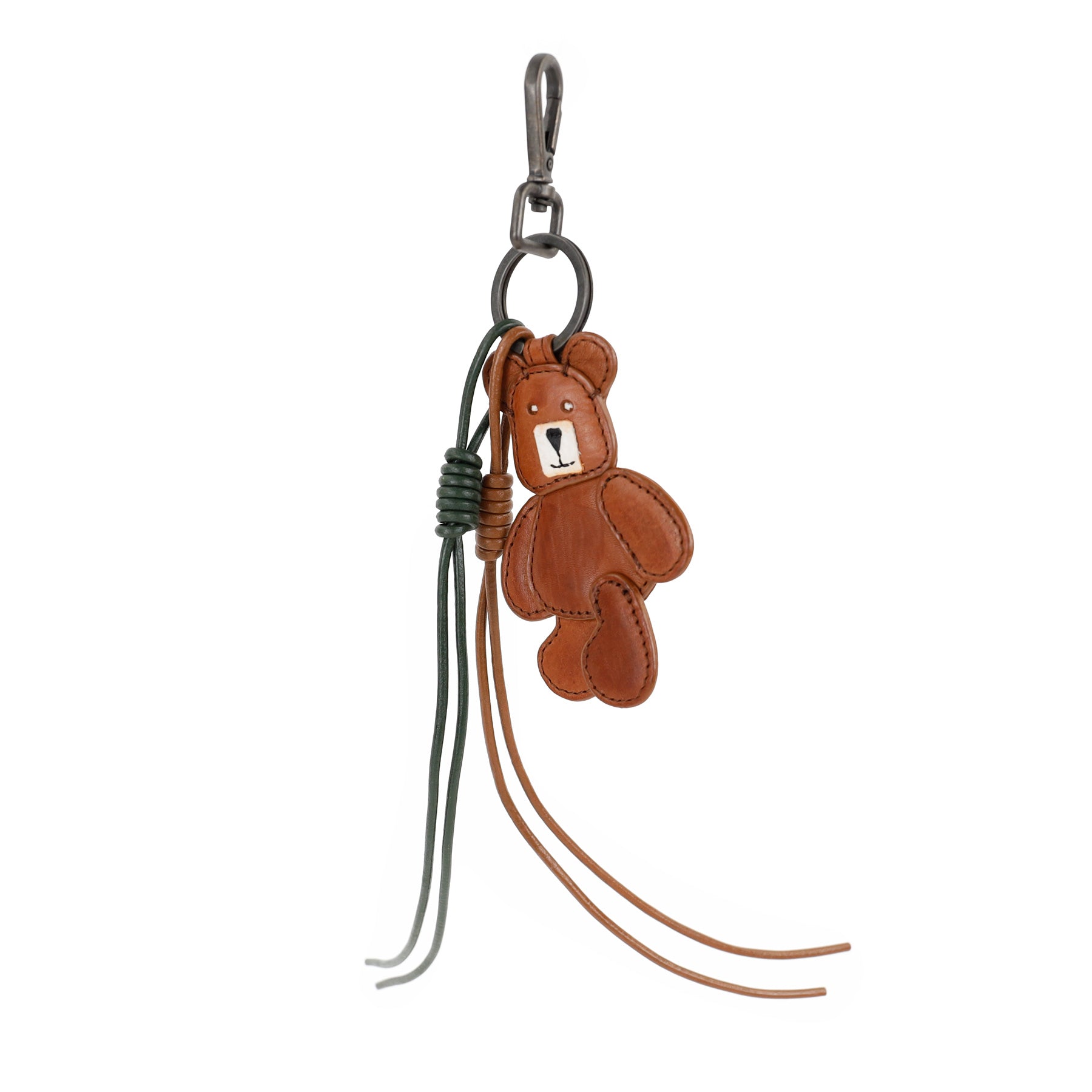 Bag Charm/sleutelhanger 'Beertje' cognac