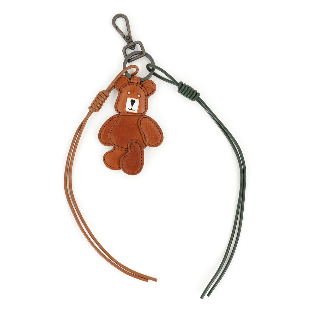 Bag Charm/sleutelhanger 'Beertje' cognac