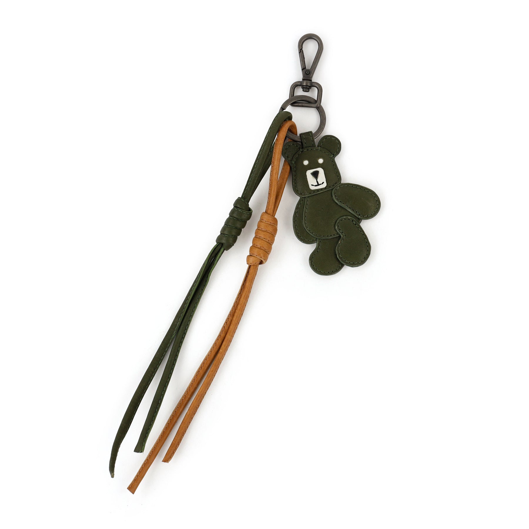 Bag Charm/sleutelhanger 'Beertje' groen