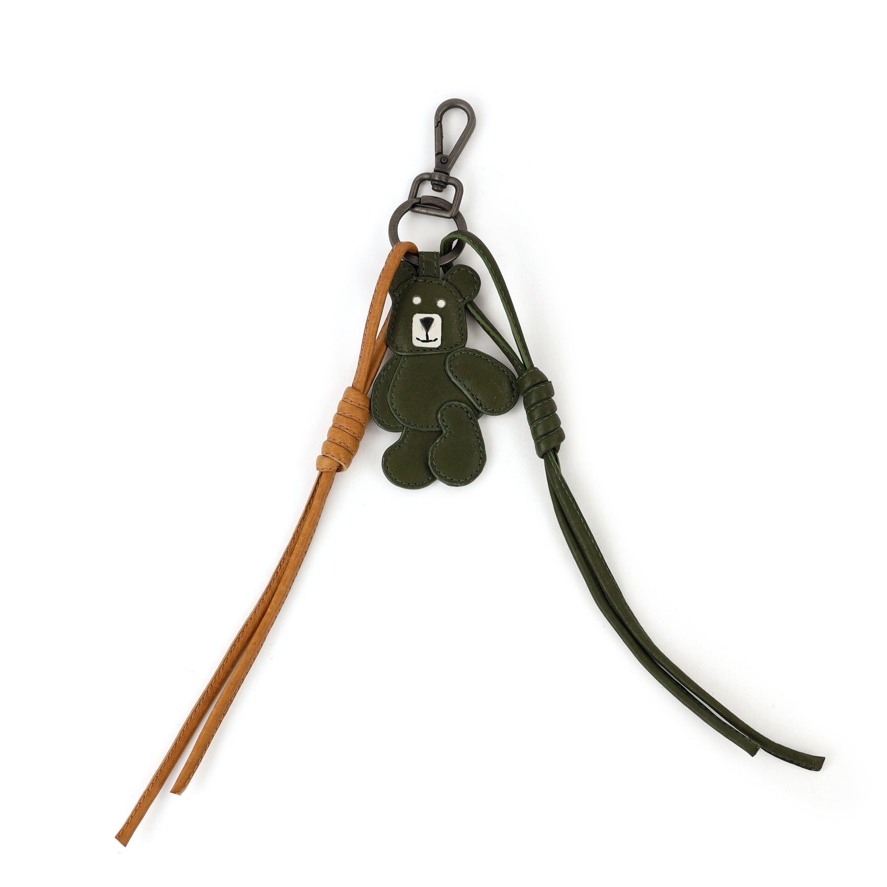 Bag Charm/sleutelhanger 'Beertje' groen