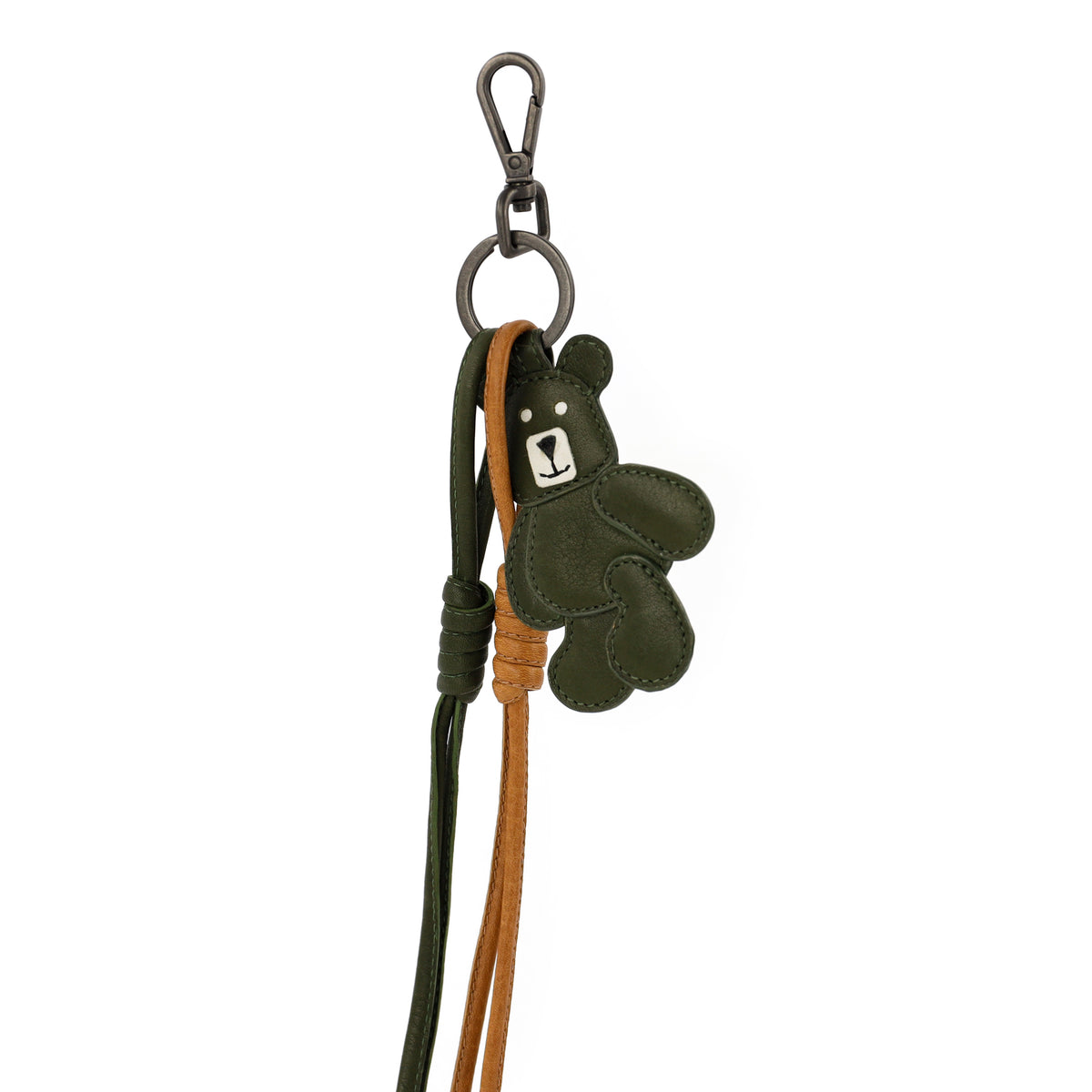 Bag Charm/sleutelhanger 'Beertje' groen