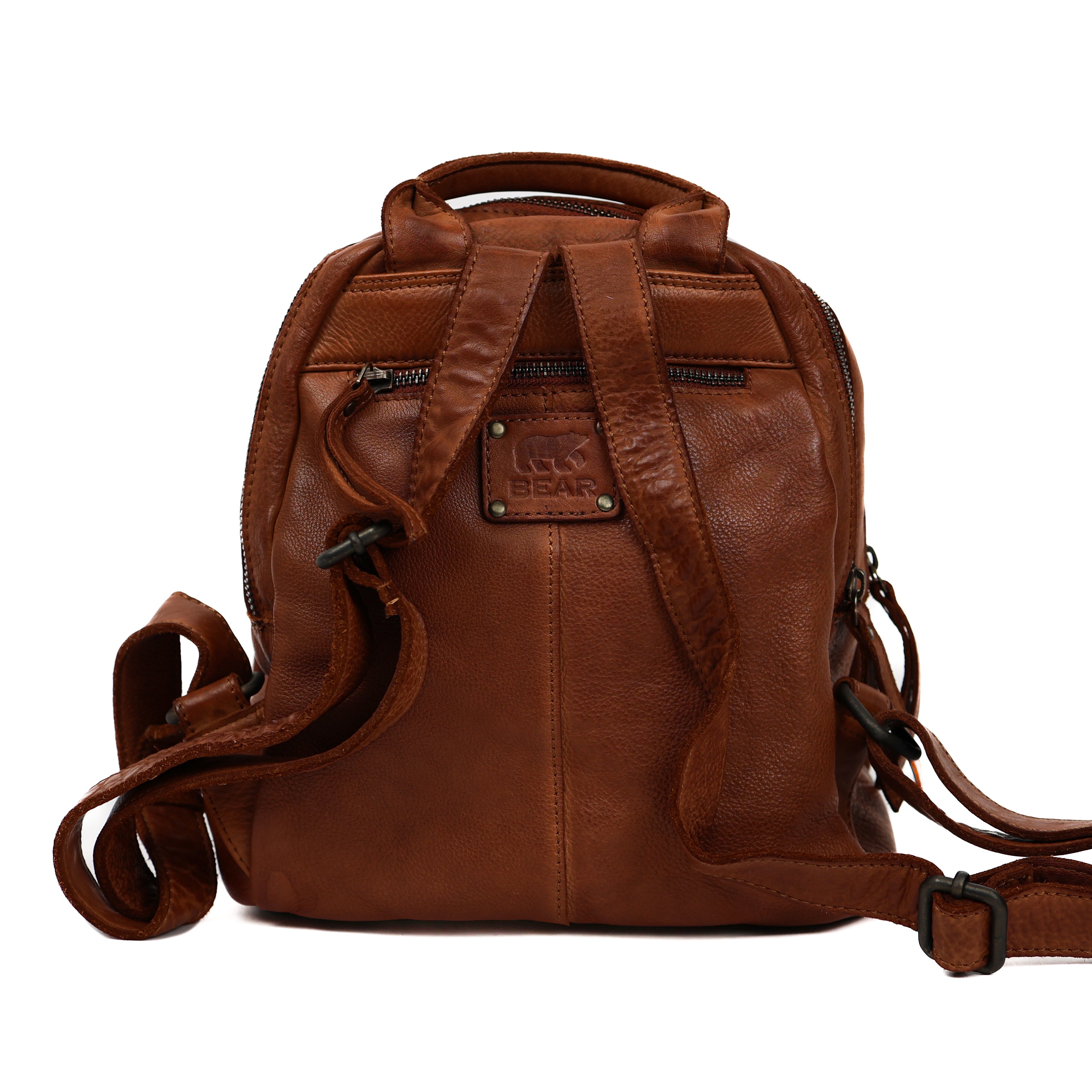 Kleiner Rucksack 'Nela' Cognac