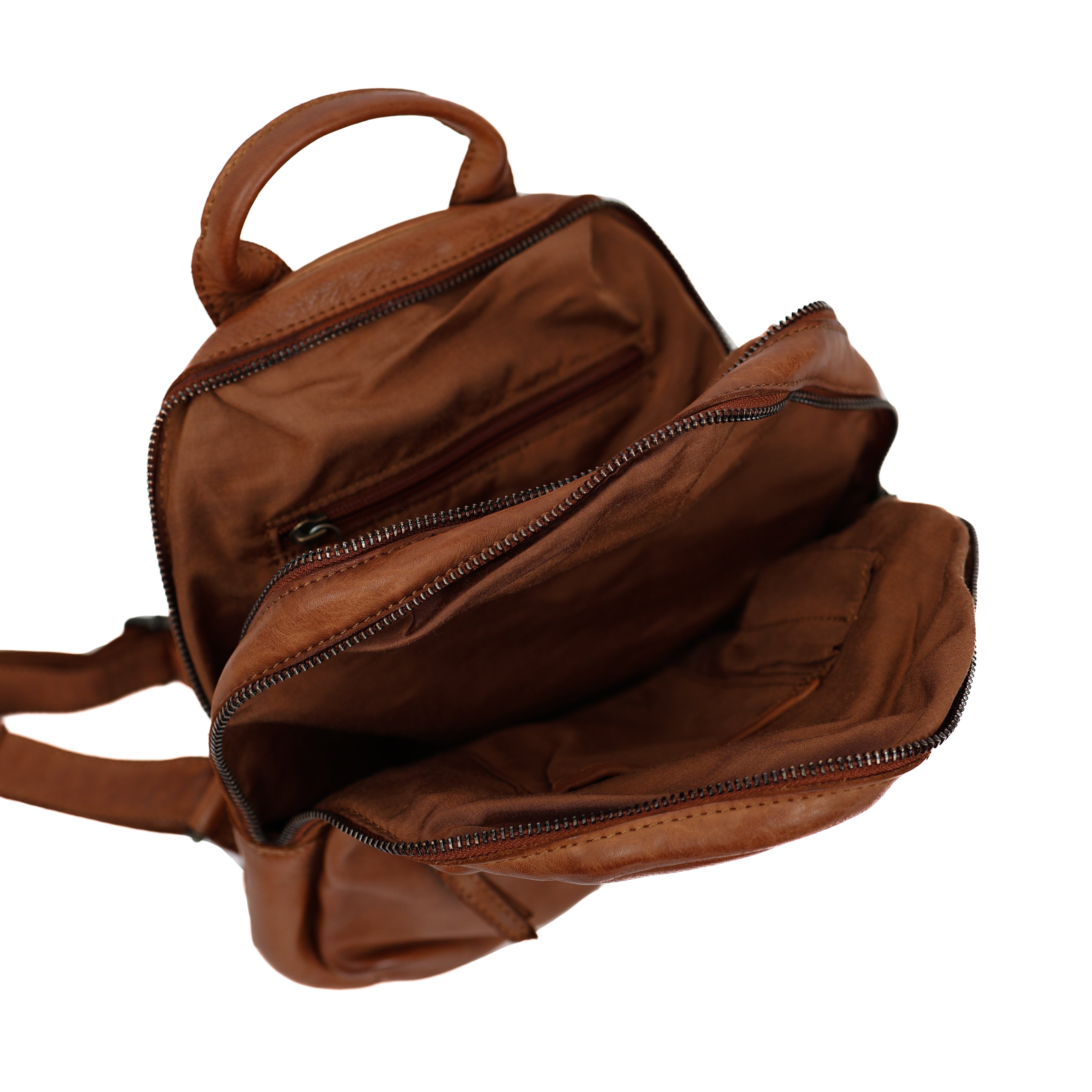 Kleiner Rucksack 'Nela' Cognac