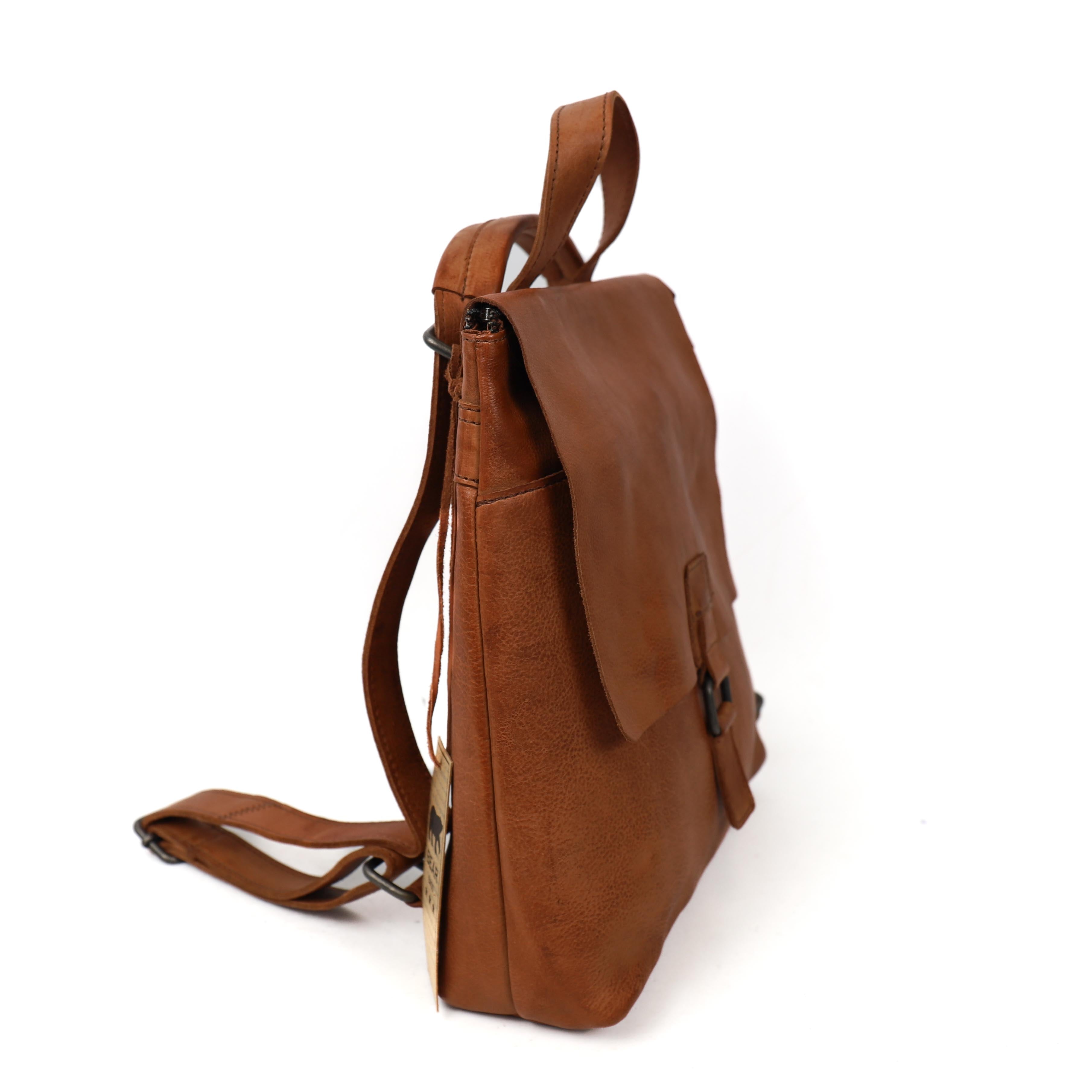 Rucksack/Umhängetasche 'Jesse' Cognac