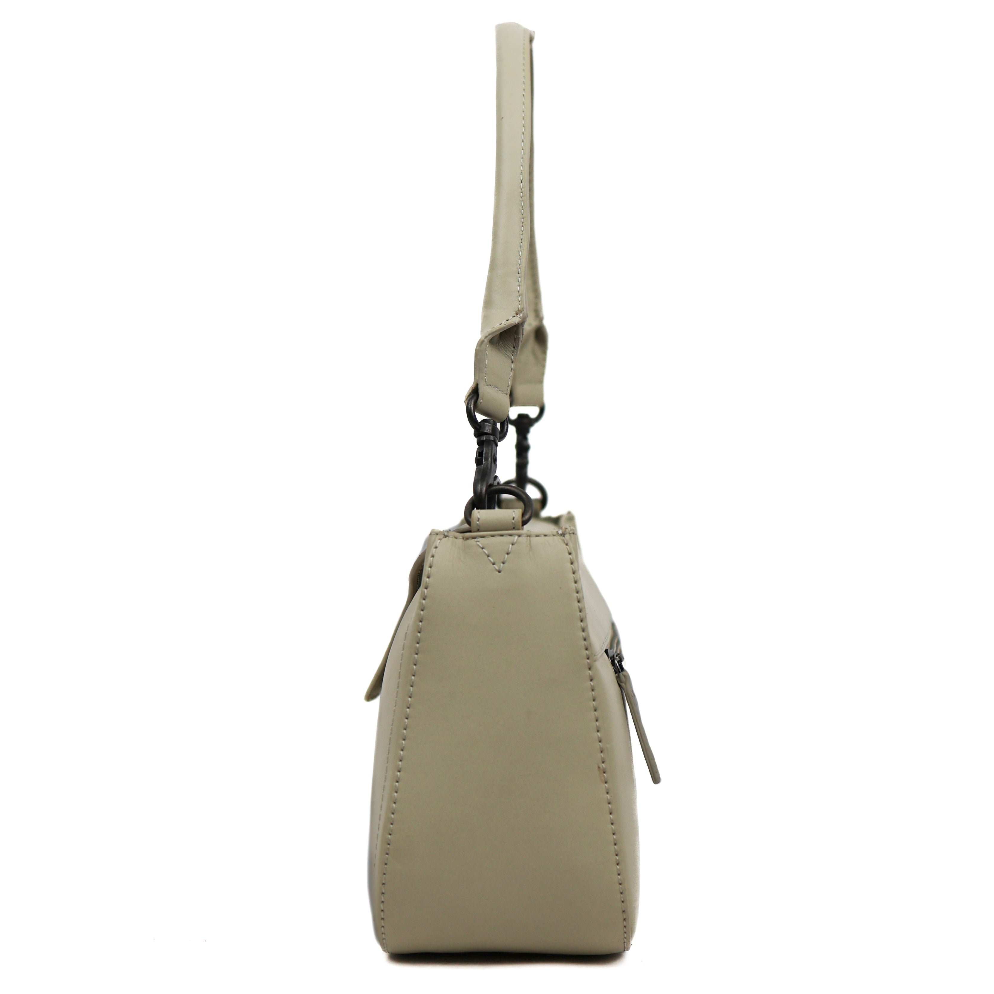 Hand-/Umhängetasche mit Überschlag 'Fenna' Khaki