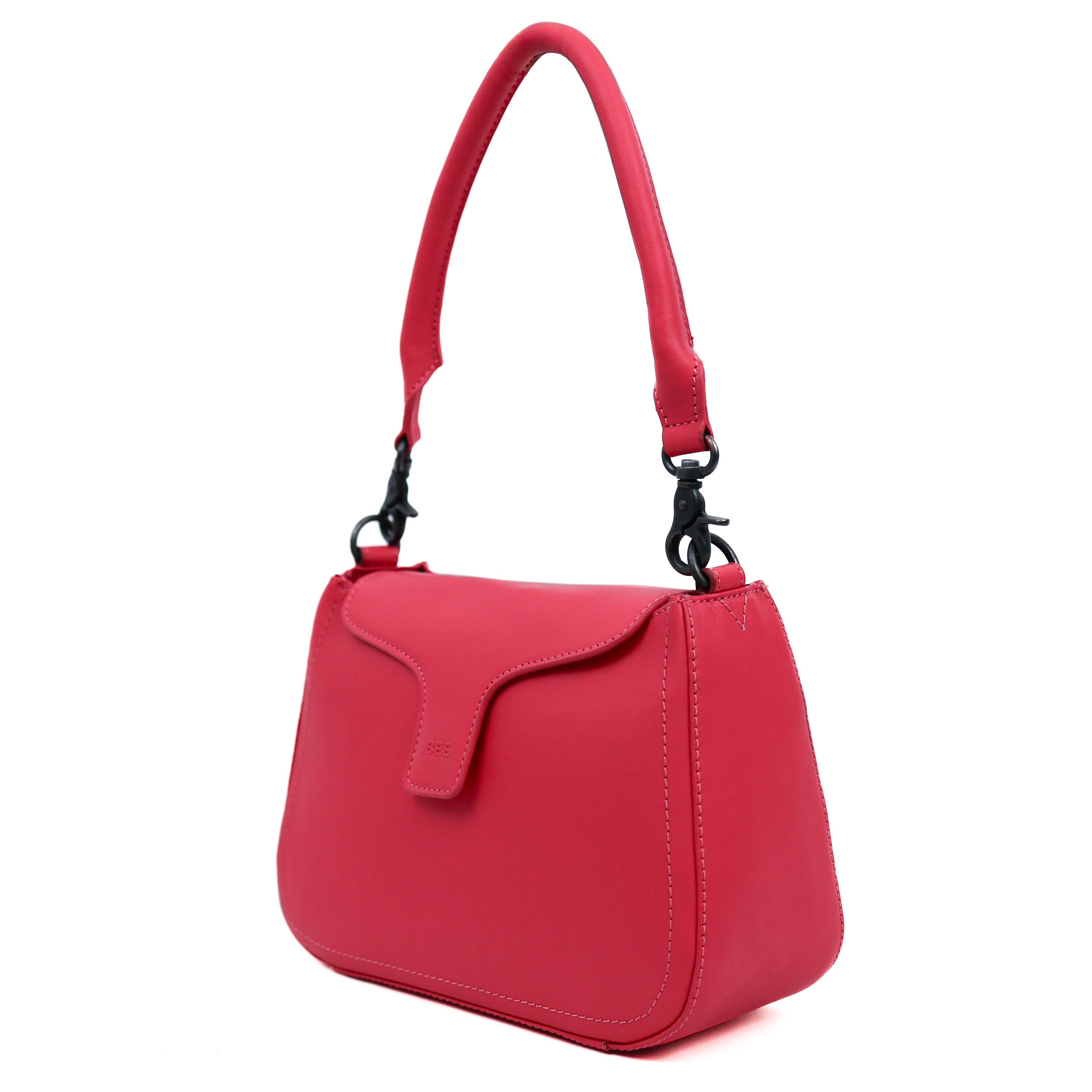 Hand-/Umhängetasche mit Überschlag 'Fenna' Rose Red