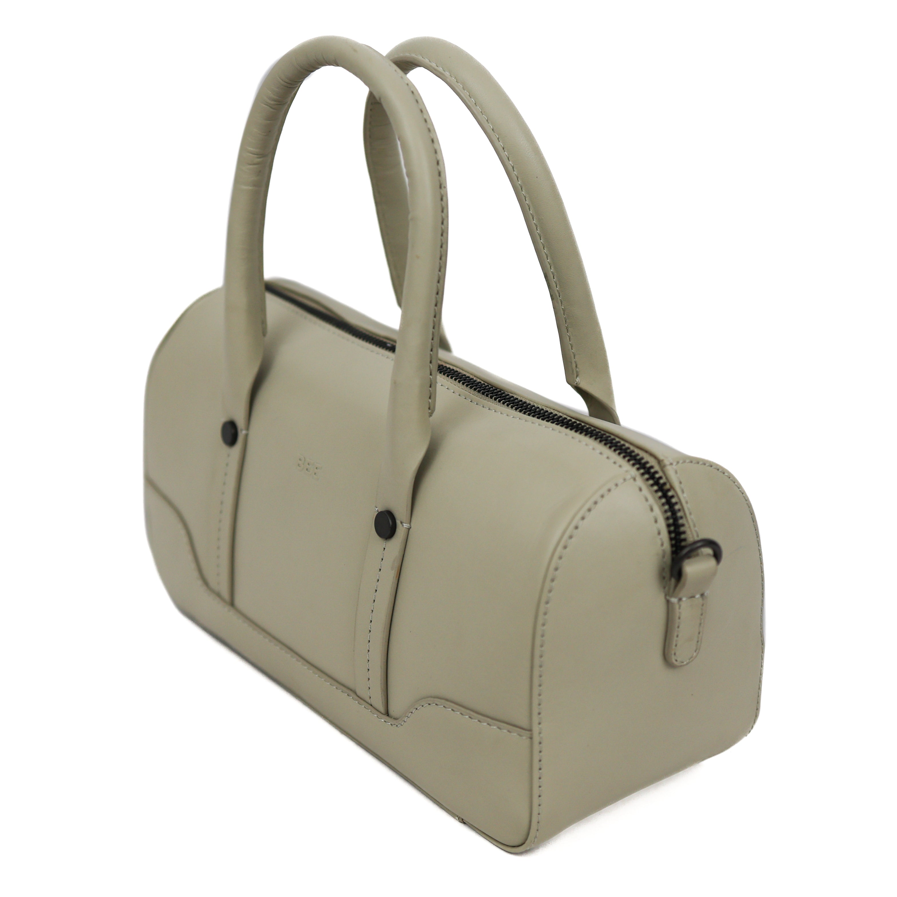 Runde Hand-/Umhängetasche 'Viviana' Khaki