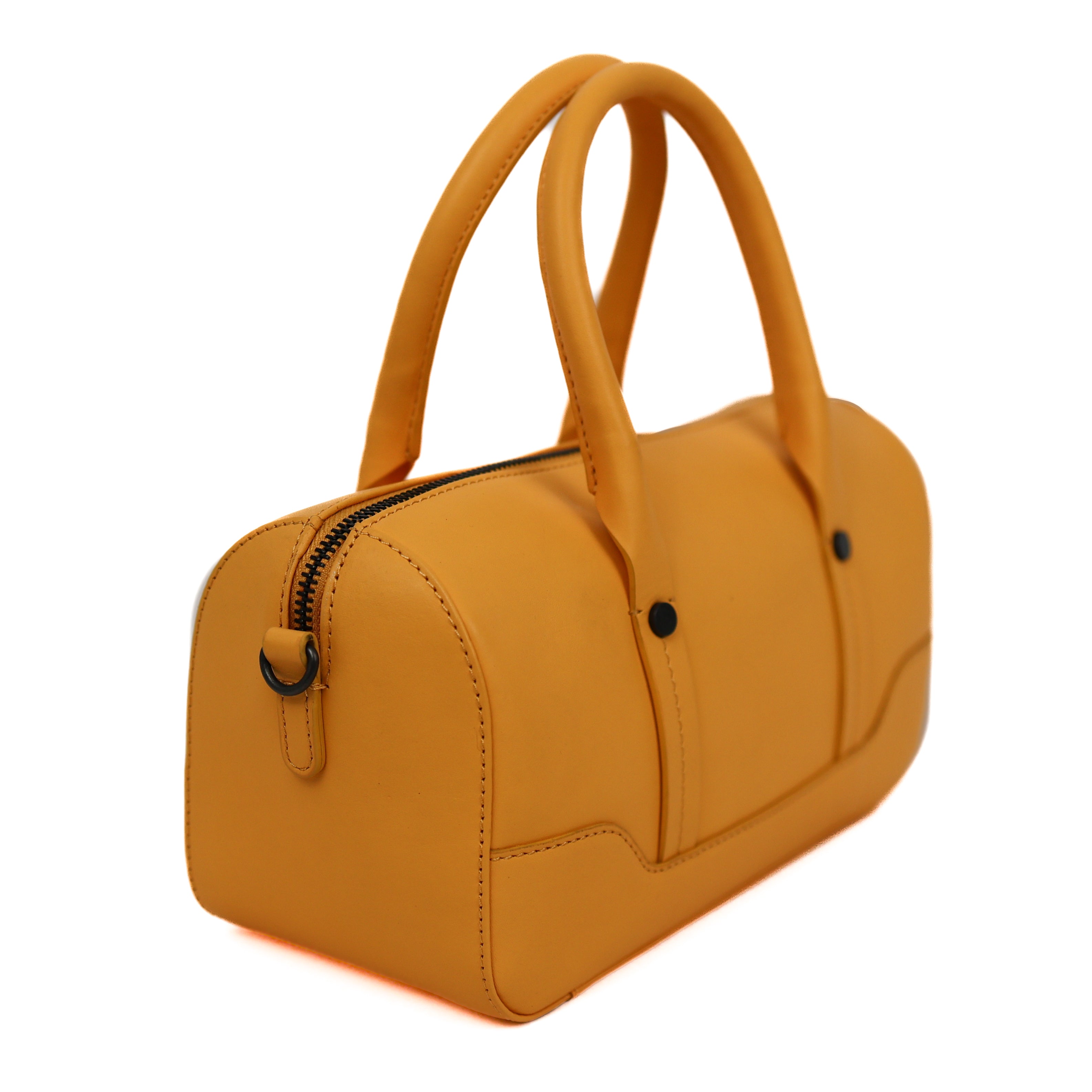 Runde Hand-/Umhängetasche 'Viviana' Yellow