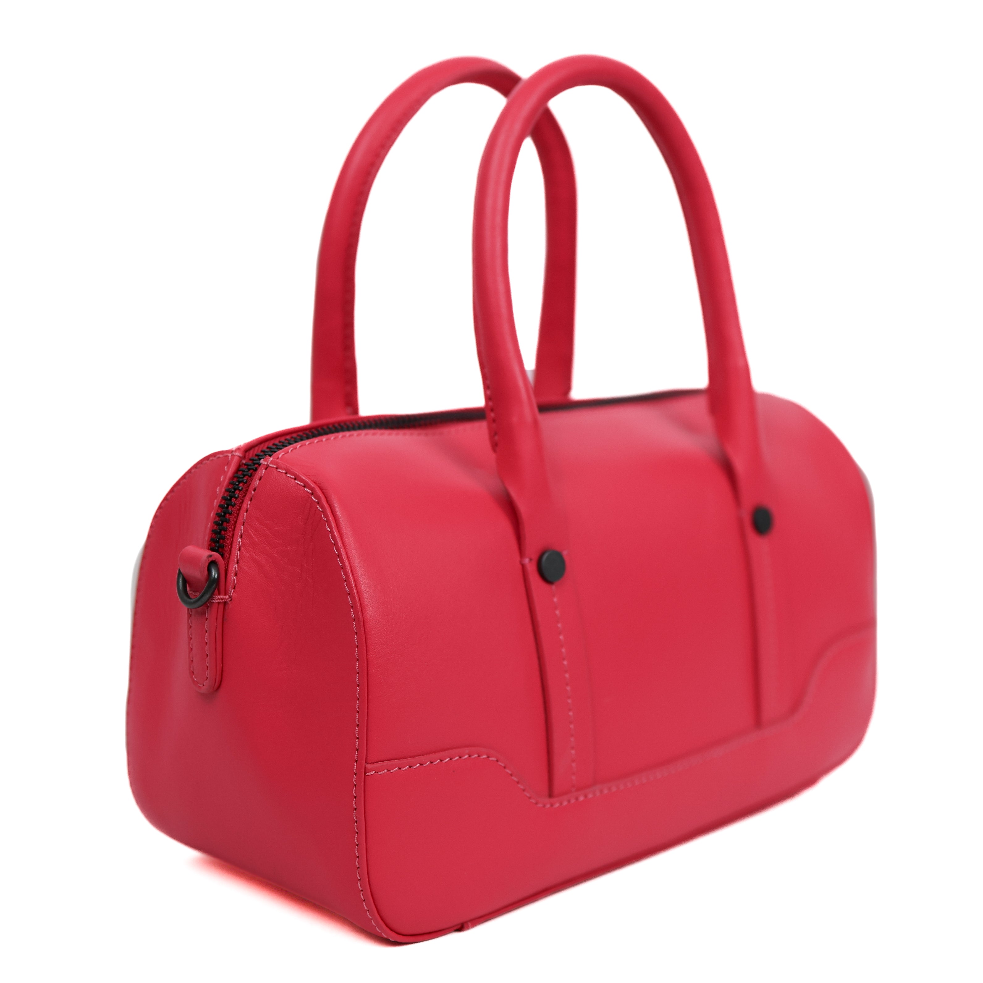 Runde Hand-/Umhängetasche 'Viviana' Rose Red