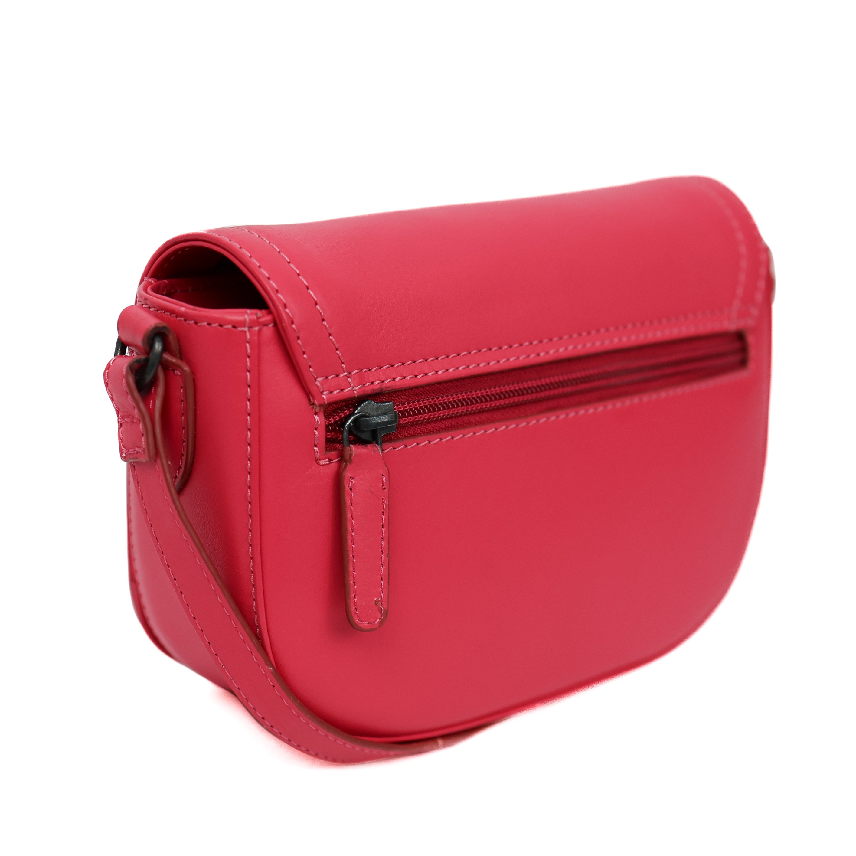 Umhängetasche mit Überschlag 'Anastasia' Rose Red