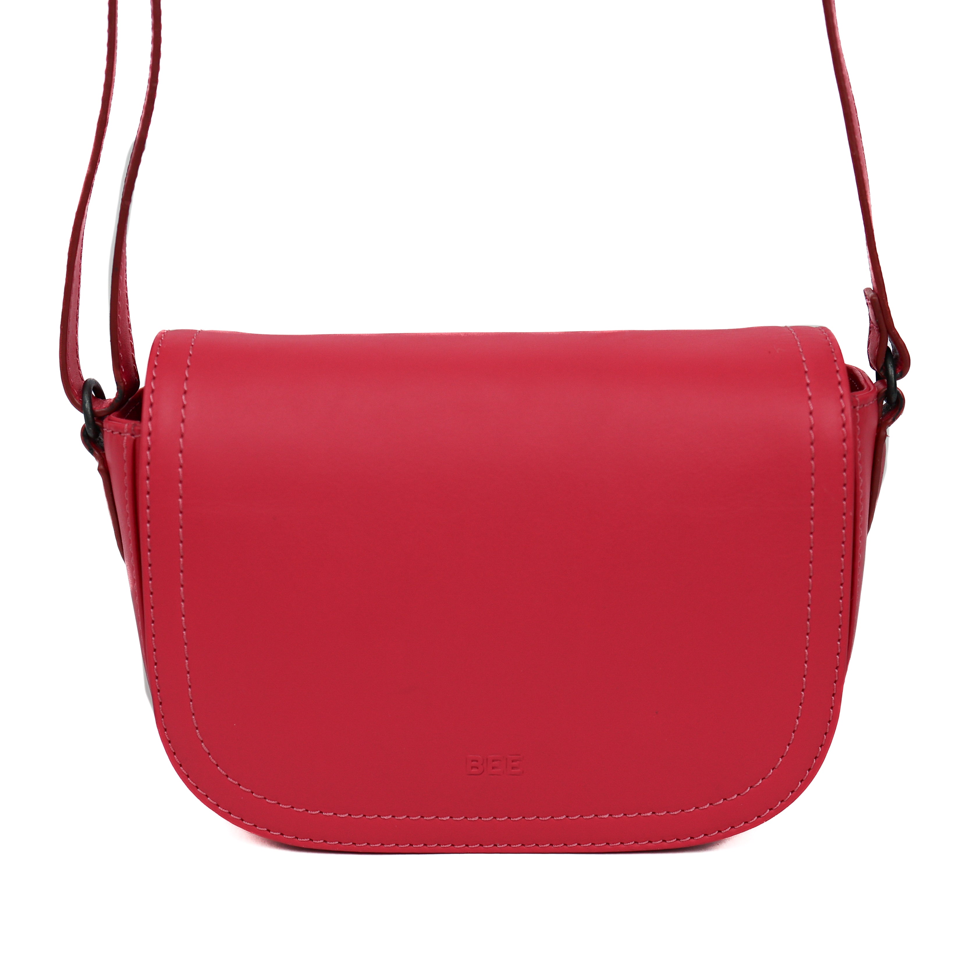 Umhängetasche mit Überschlag 'Anastasia' Rose Red