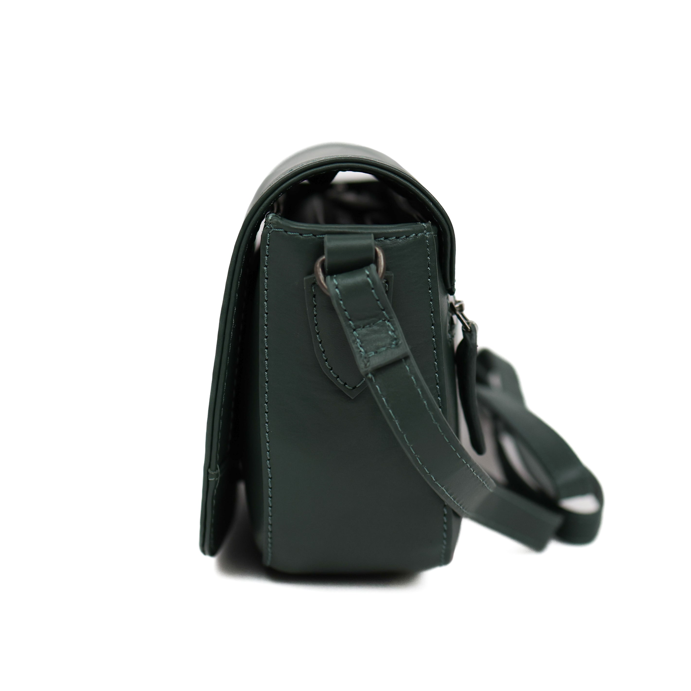 Umhängetasche mit Überschlag 'Anastasia' Green