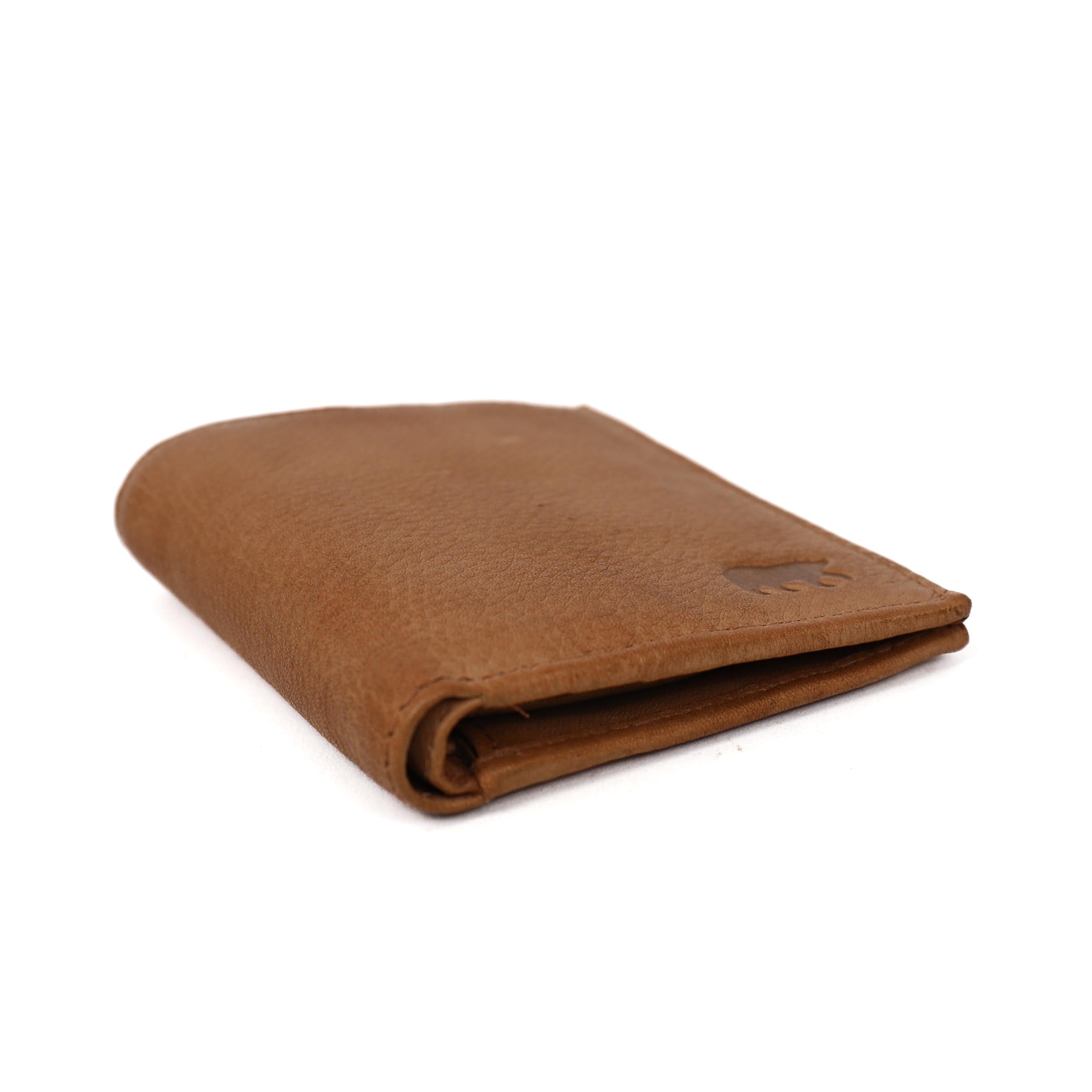 Billfold mit Druckknopf 'Noud' Taupe