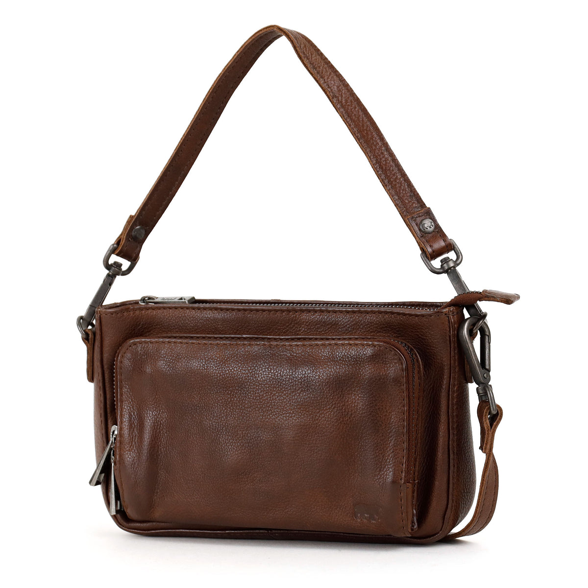 Kleine Hand-/Umhängetasche 'Livia' Cognac