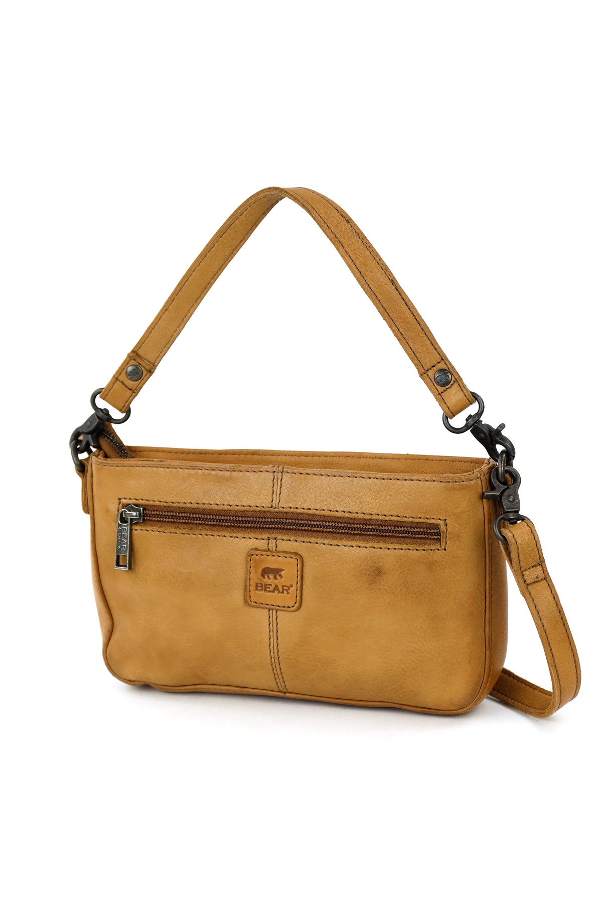 Kleine Hand-/Umhängetasche 'Livia' Cognac