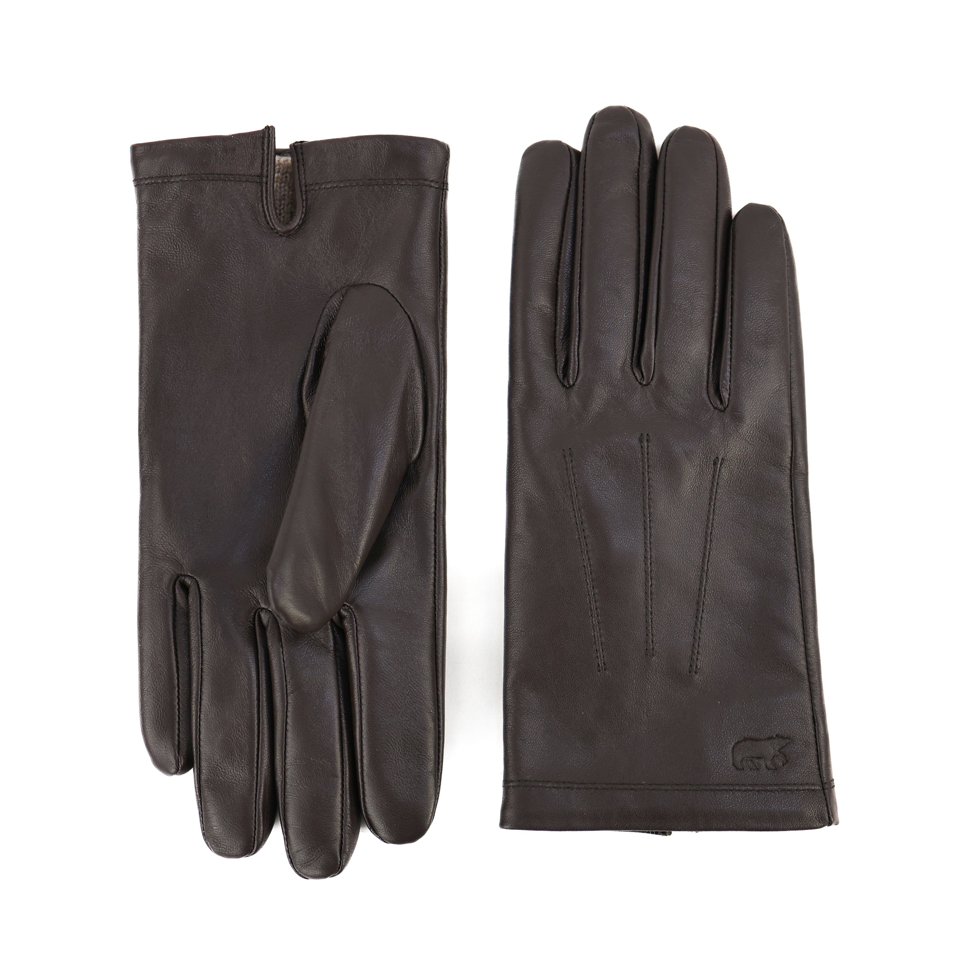 Herren-Lederhandschuhe 'Arthur' Dunkelbraun