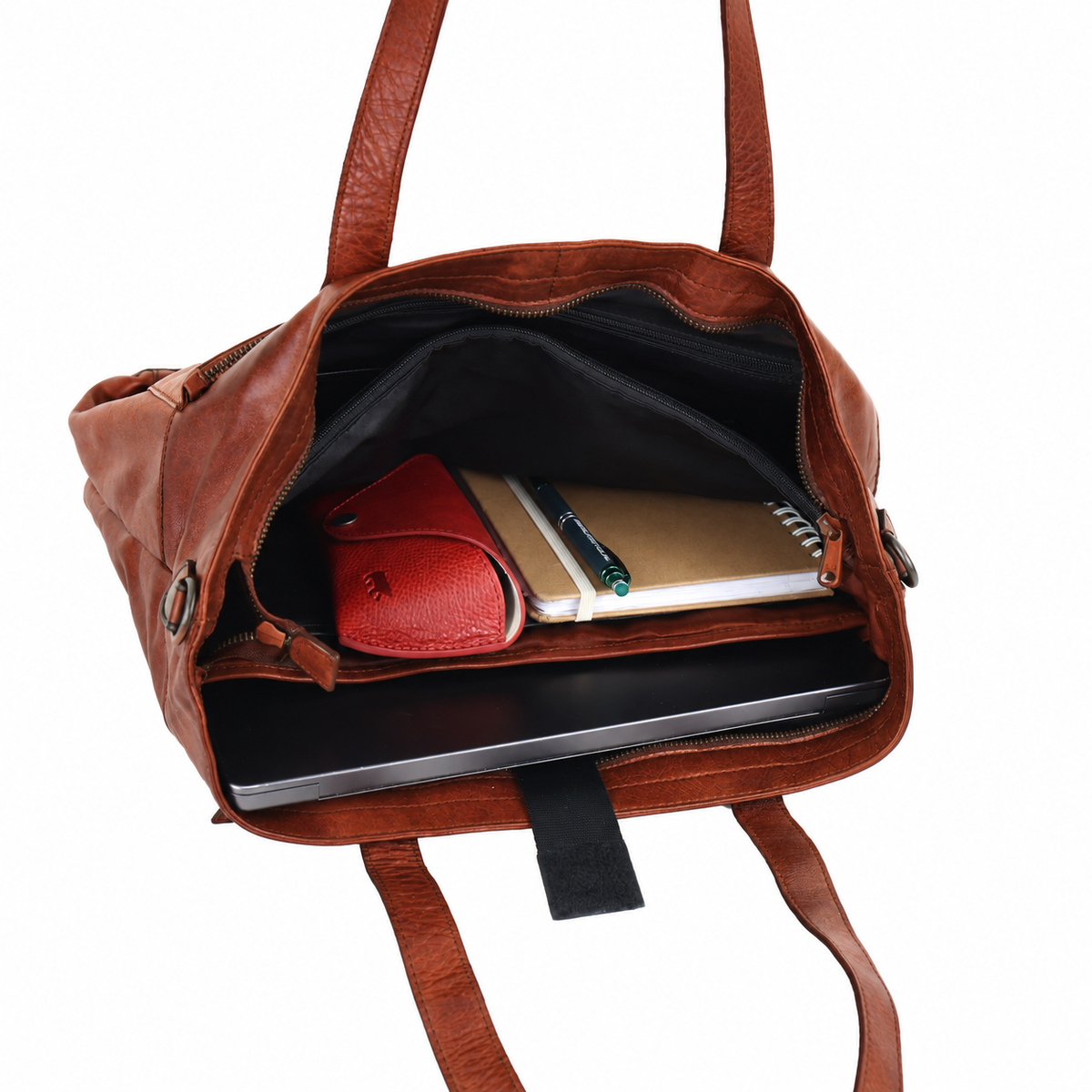 Laptoptasche/Shopper 'Emilia' cognac