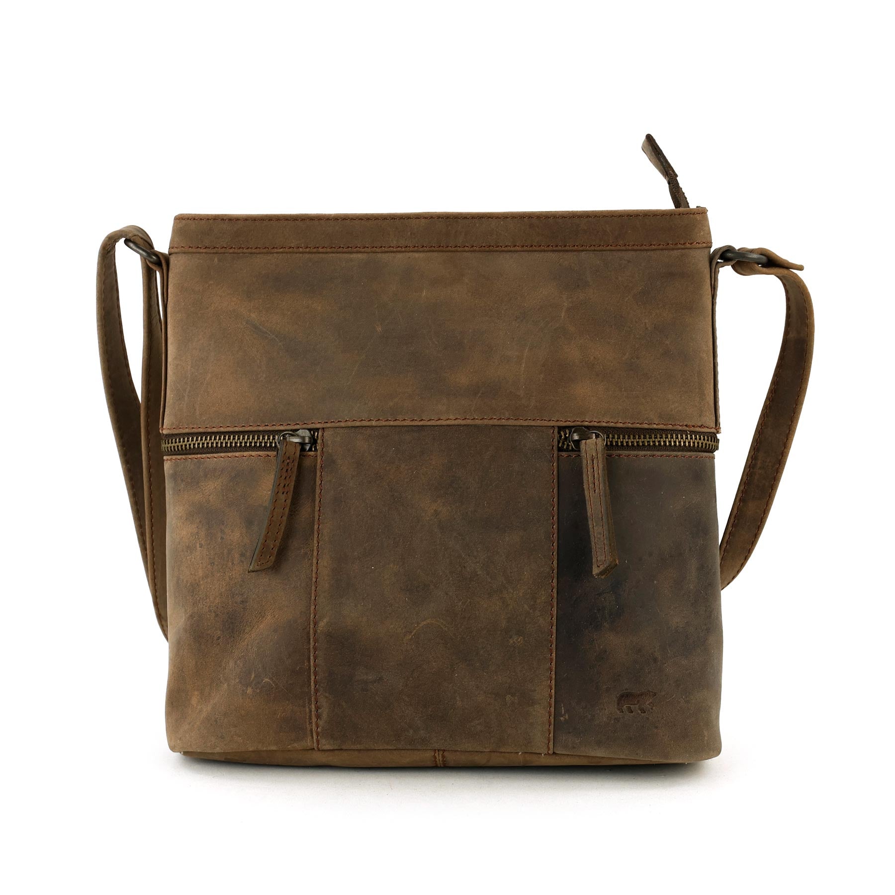 Schoudertas 'Chessi' bruin