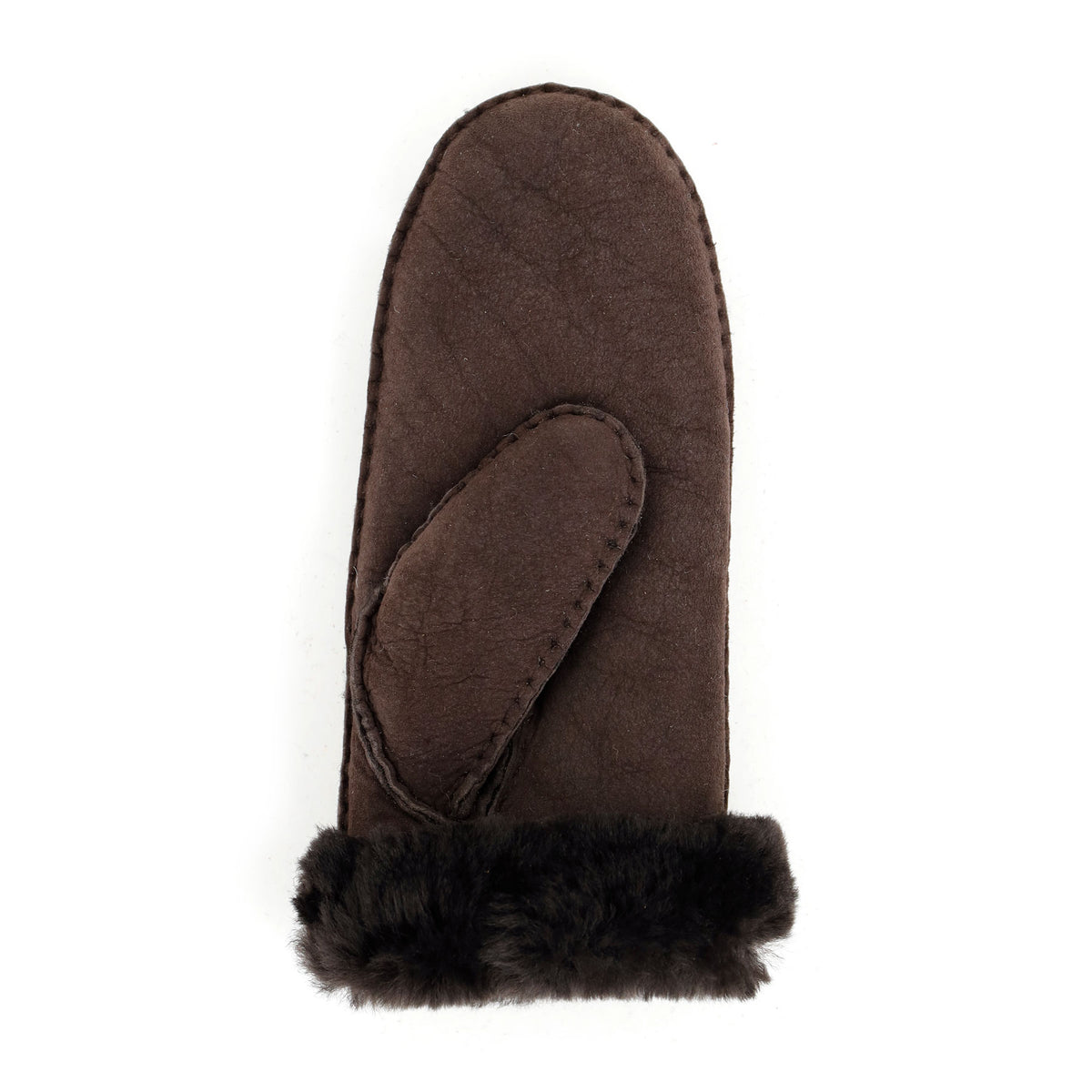 Damen-Fäustlinge aus Lammfell 'Sofia' Dunkelbraun