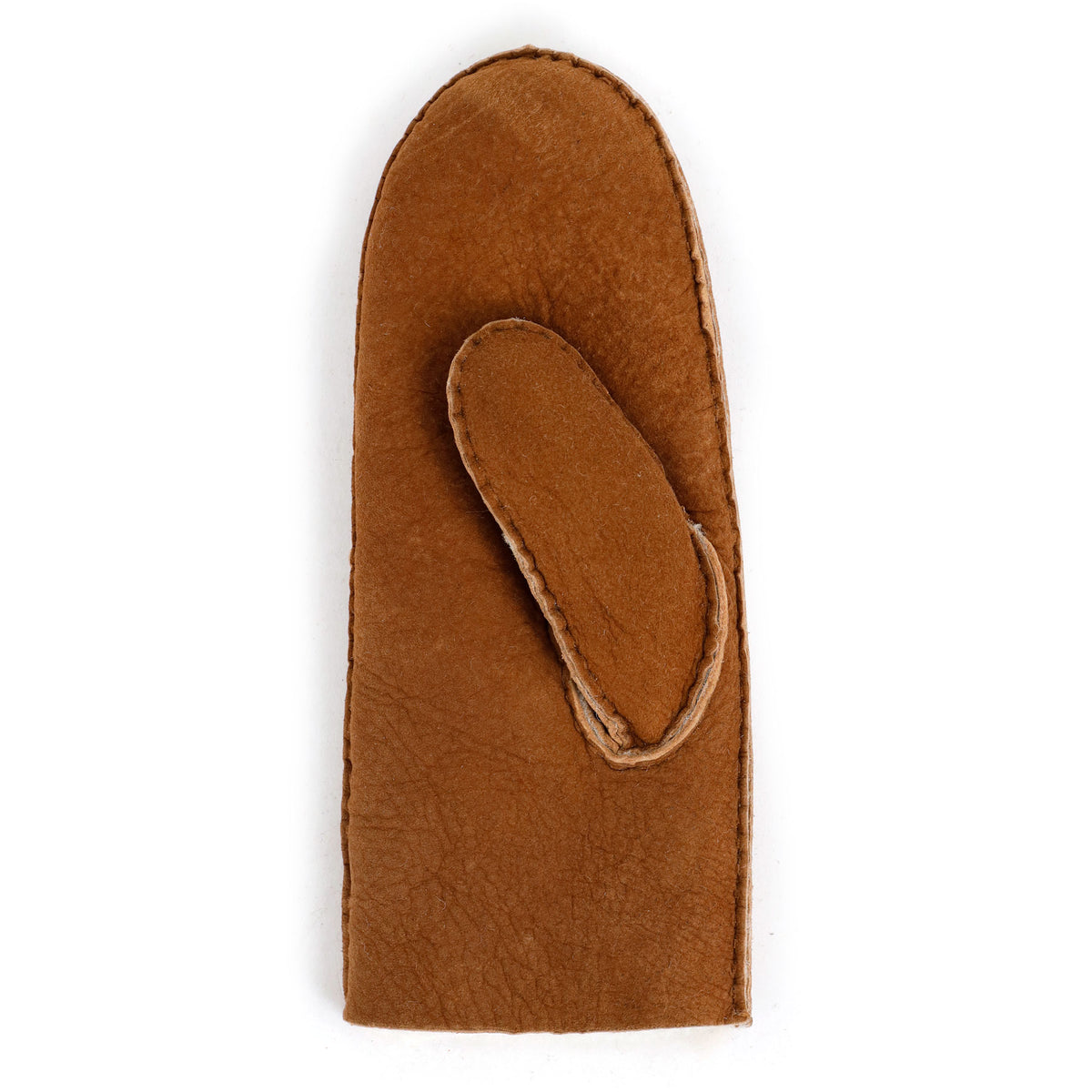 Women's Sheepskin Mittens 'Sofia' – Dark Chestnut