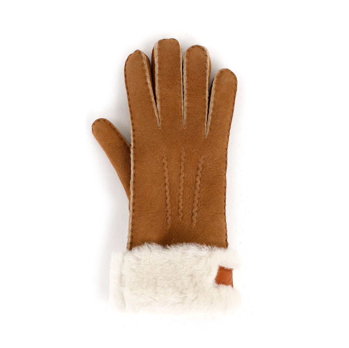 Damen Schafwoll-Handschuhe 'Elise' Dark Chestnut