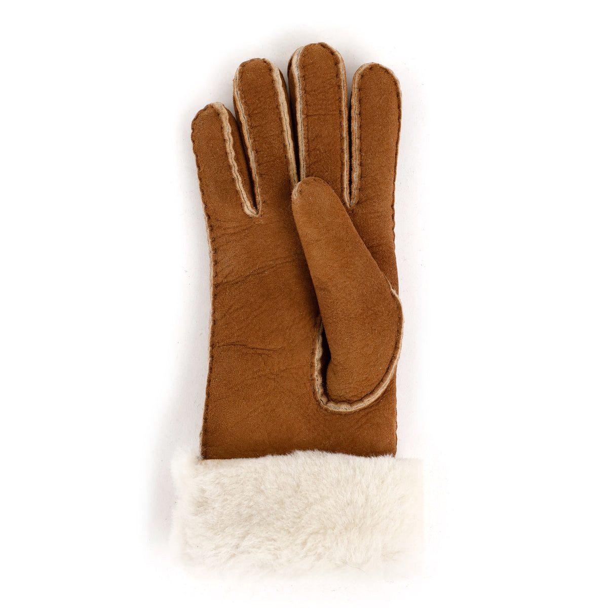 Damen Schafwoll-Handschuhe 'Elise' Dark Chestnut