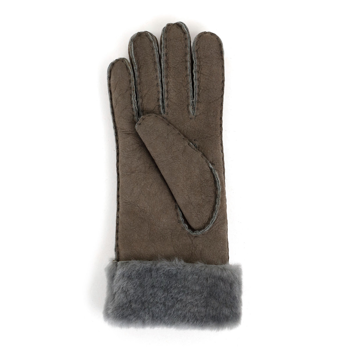 Damen Schafwoll-Handschuhe 'Elise' grau