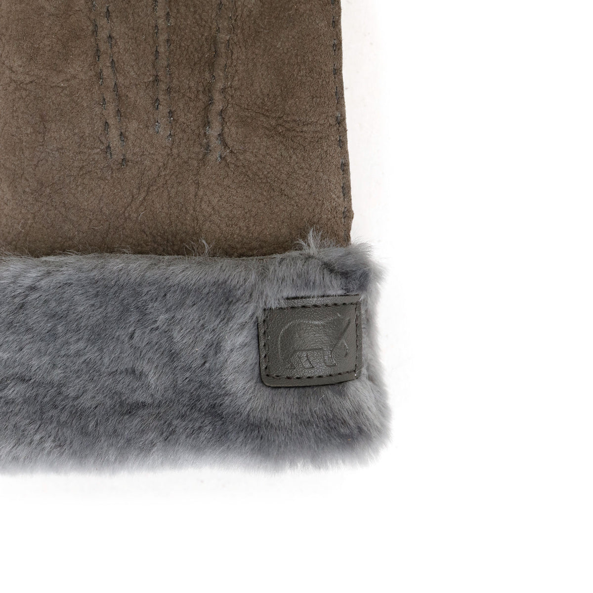 Damen Schafwoll-Handschuhe 'Elise' grau