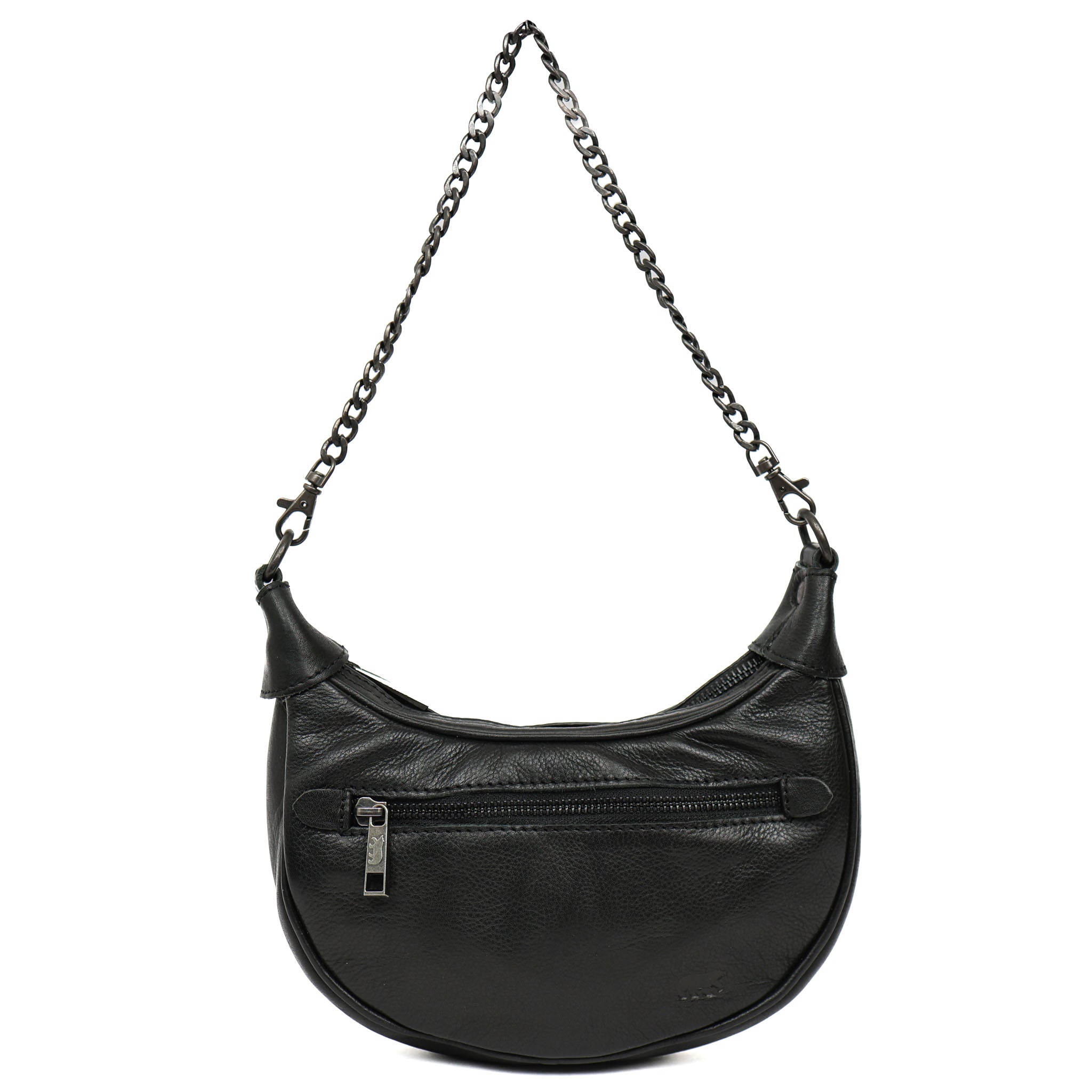 Hand-/Umhängetasche mit Kette 'Amira' Schwarz