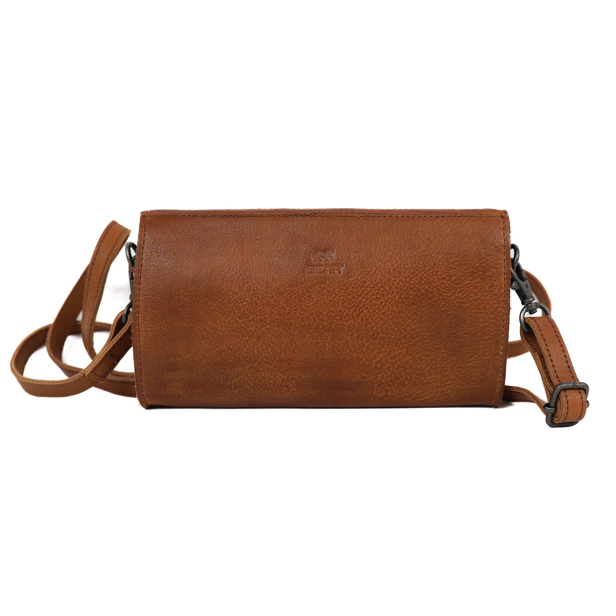 Clutch/Umschlagtasche 'Pascalle' cognac