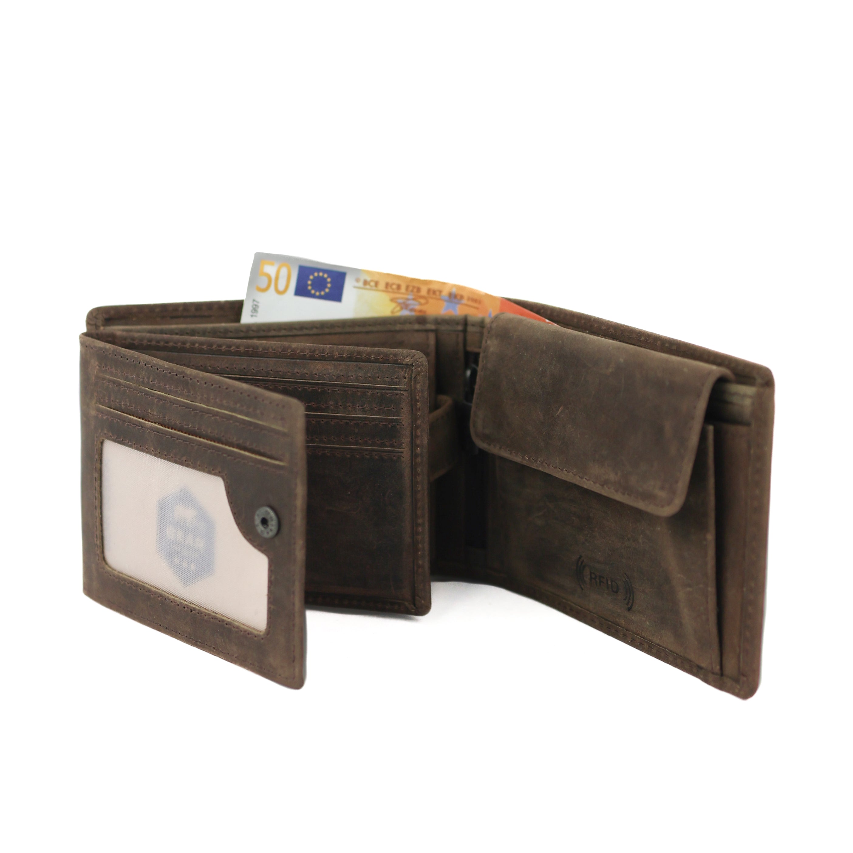 Brieftasche 'Tijn' braun - HD 2689