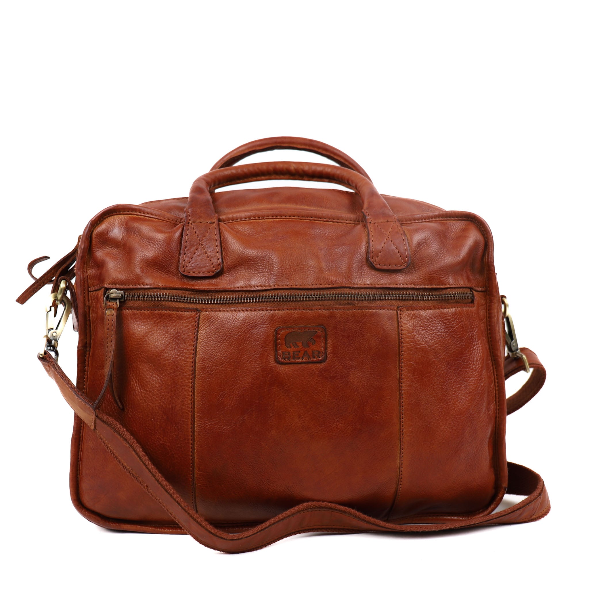 Aktentasche MJ 1756 Cognac