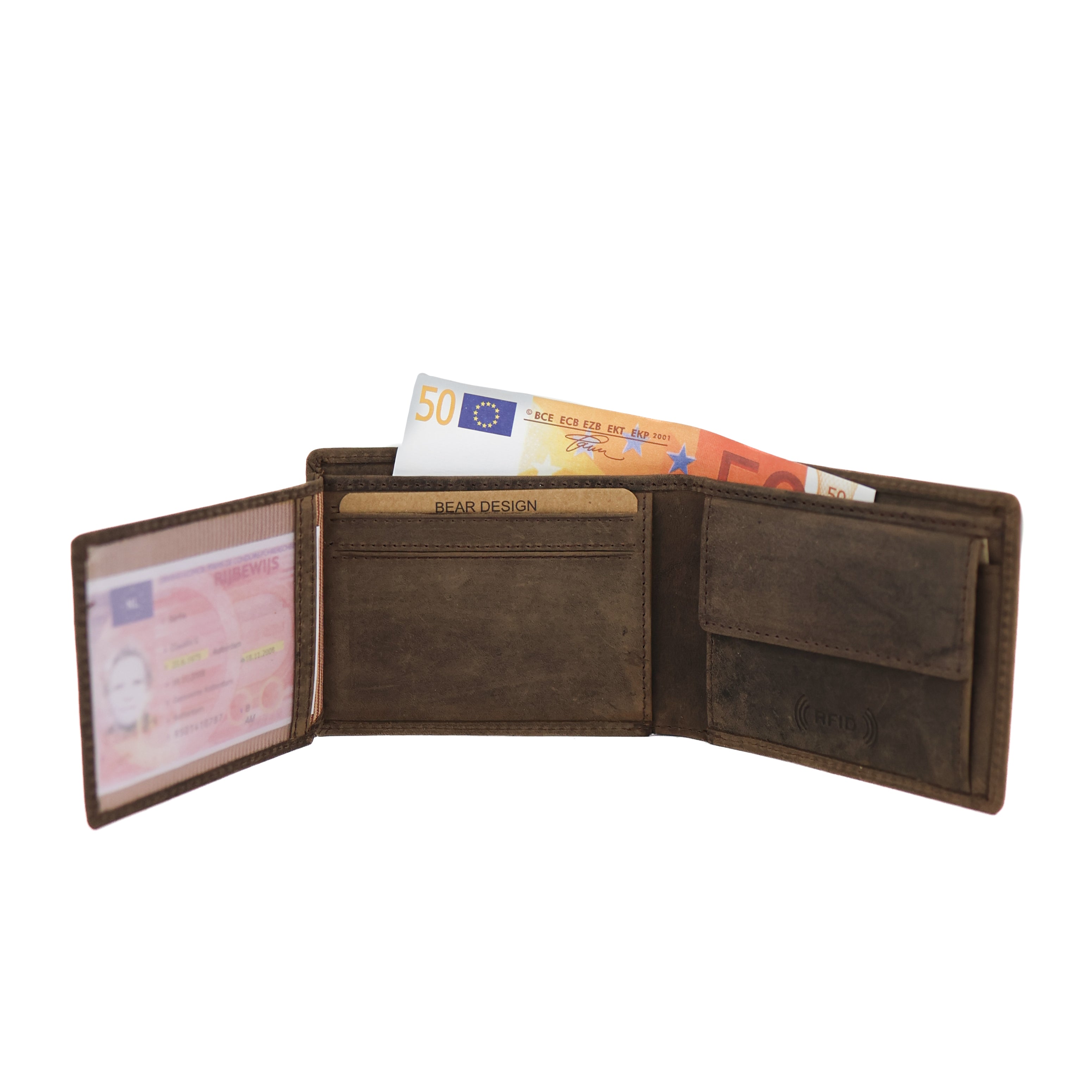 Brieftasche 'Lucas' braun - HD 9075