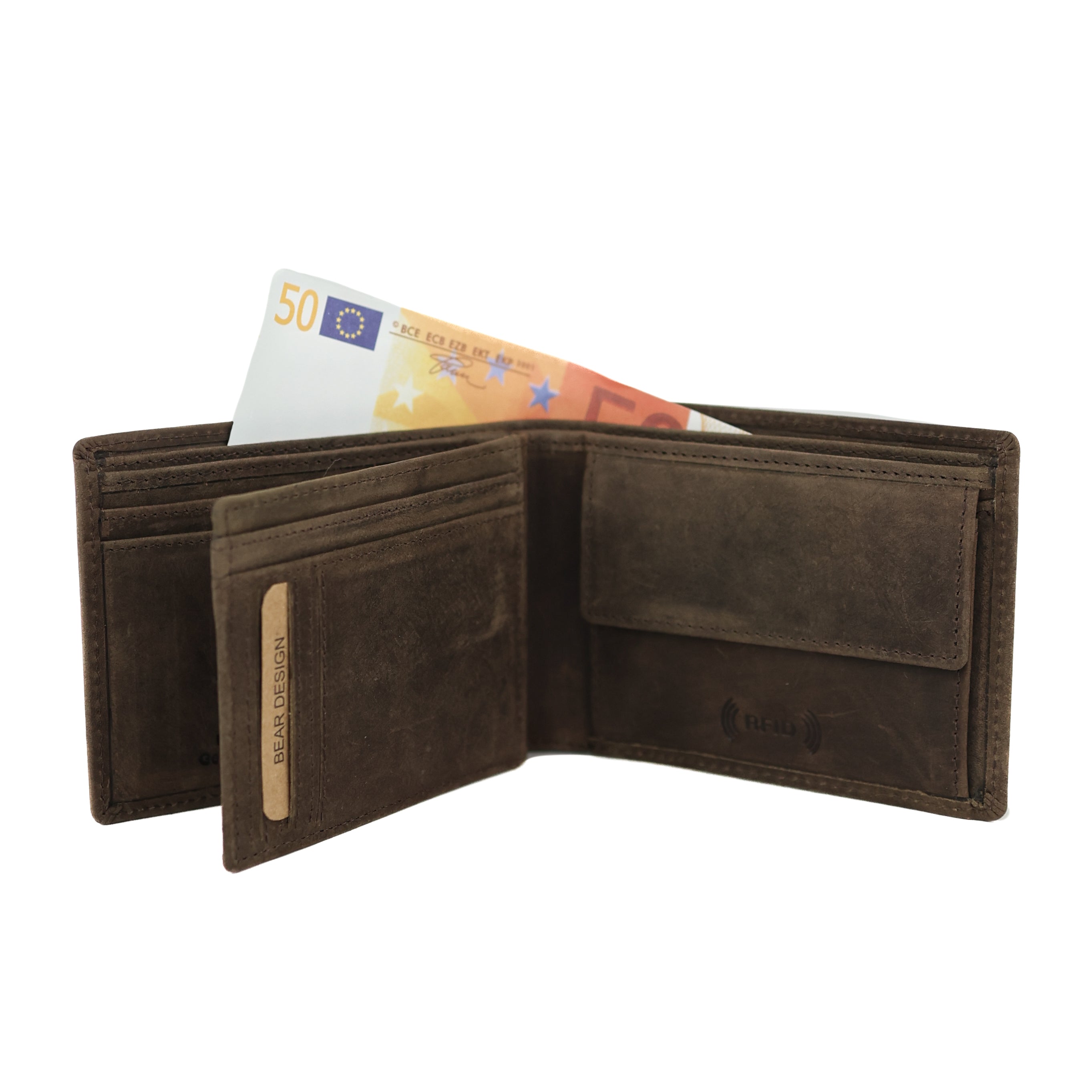Brieftasche 'Floris' braun - HD 2749