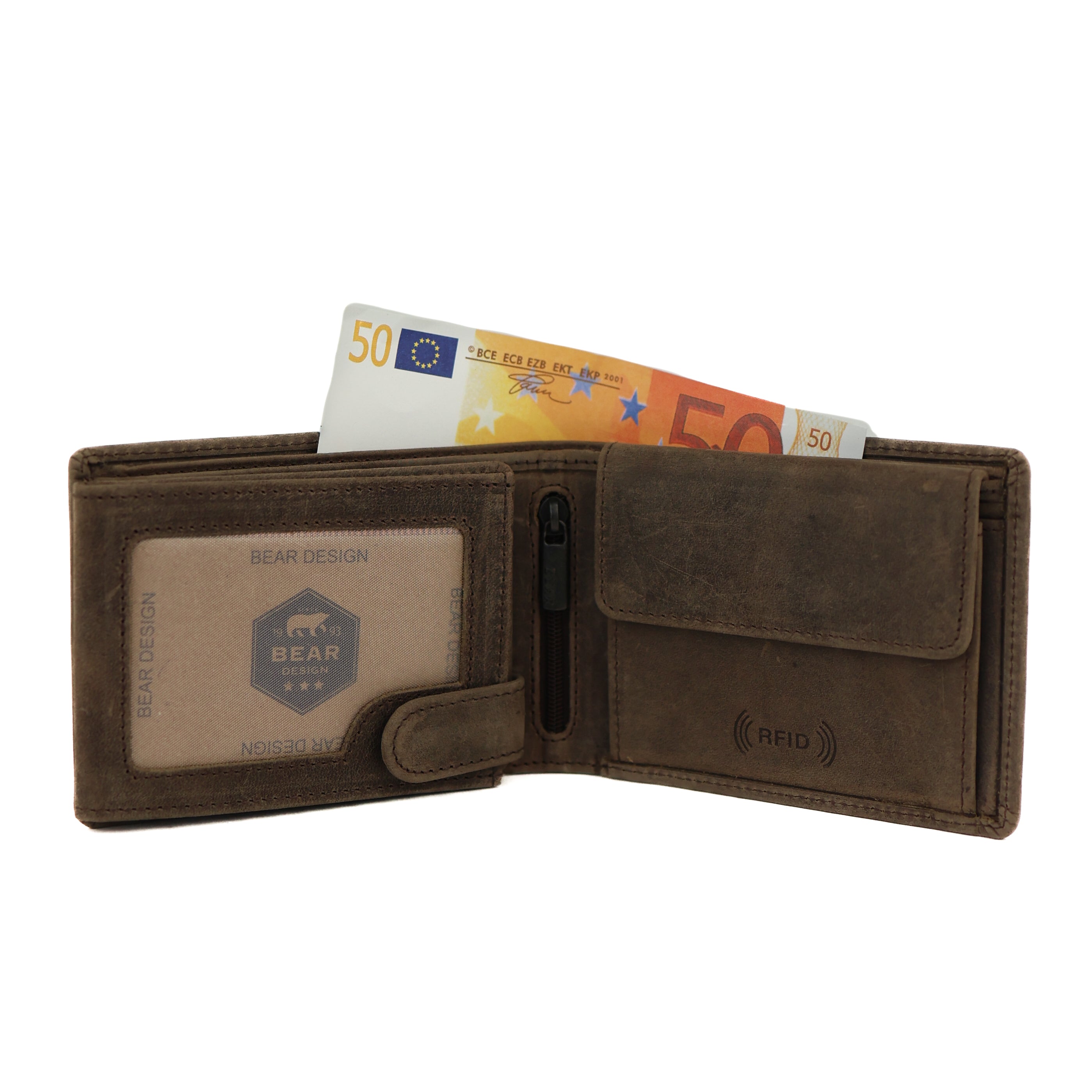 Brieftasche 'Jan' braun - HD 7254
