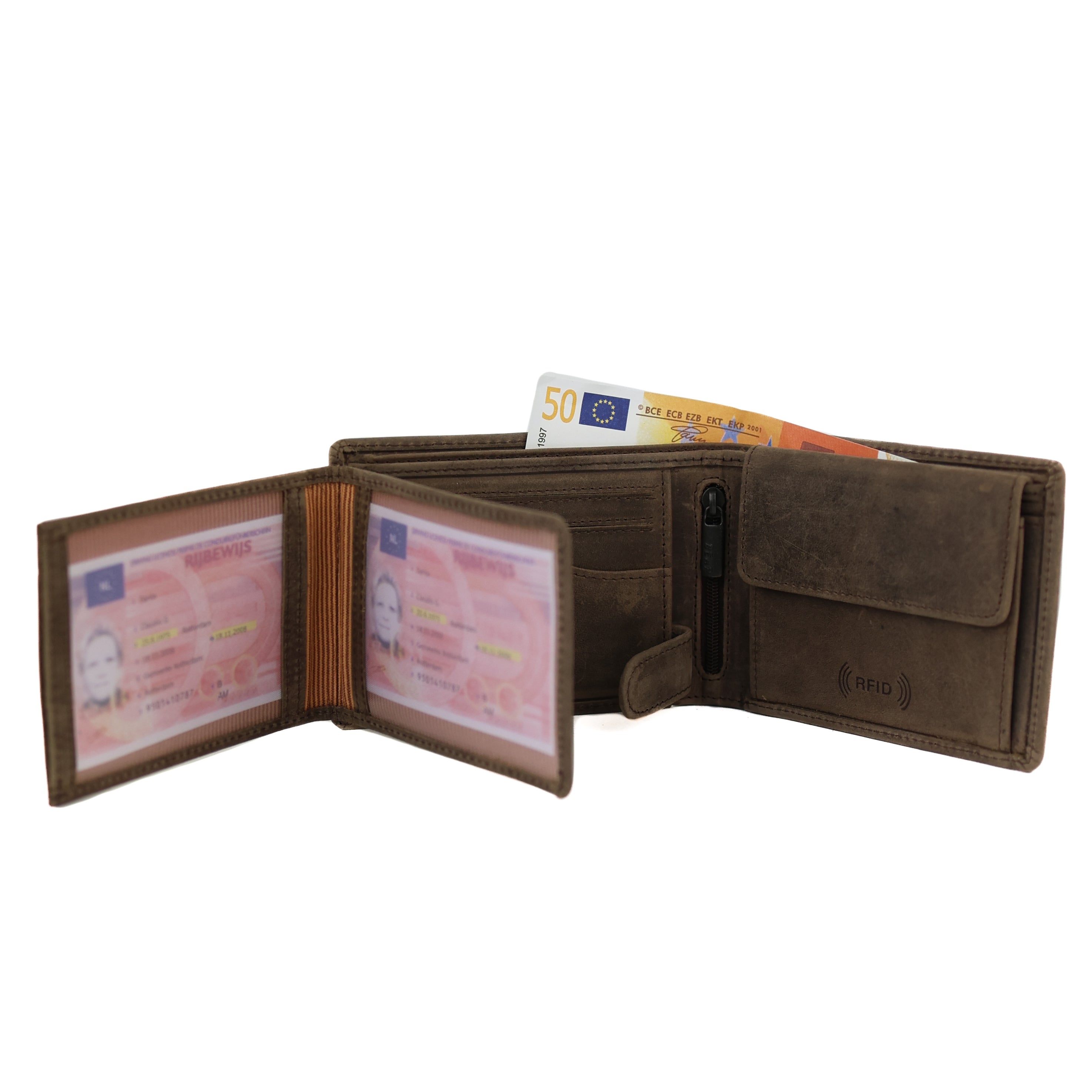 Brieftasche 'Jan' braun - HD 7254