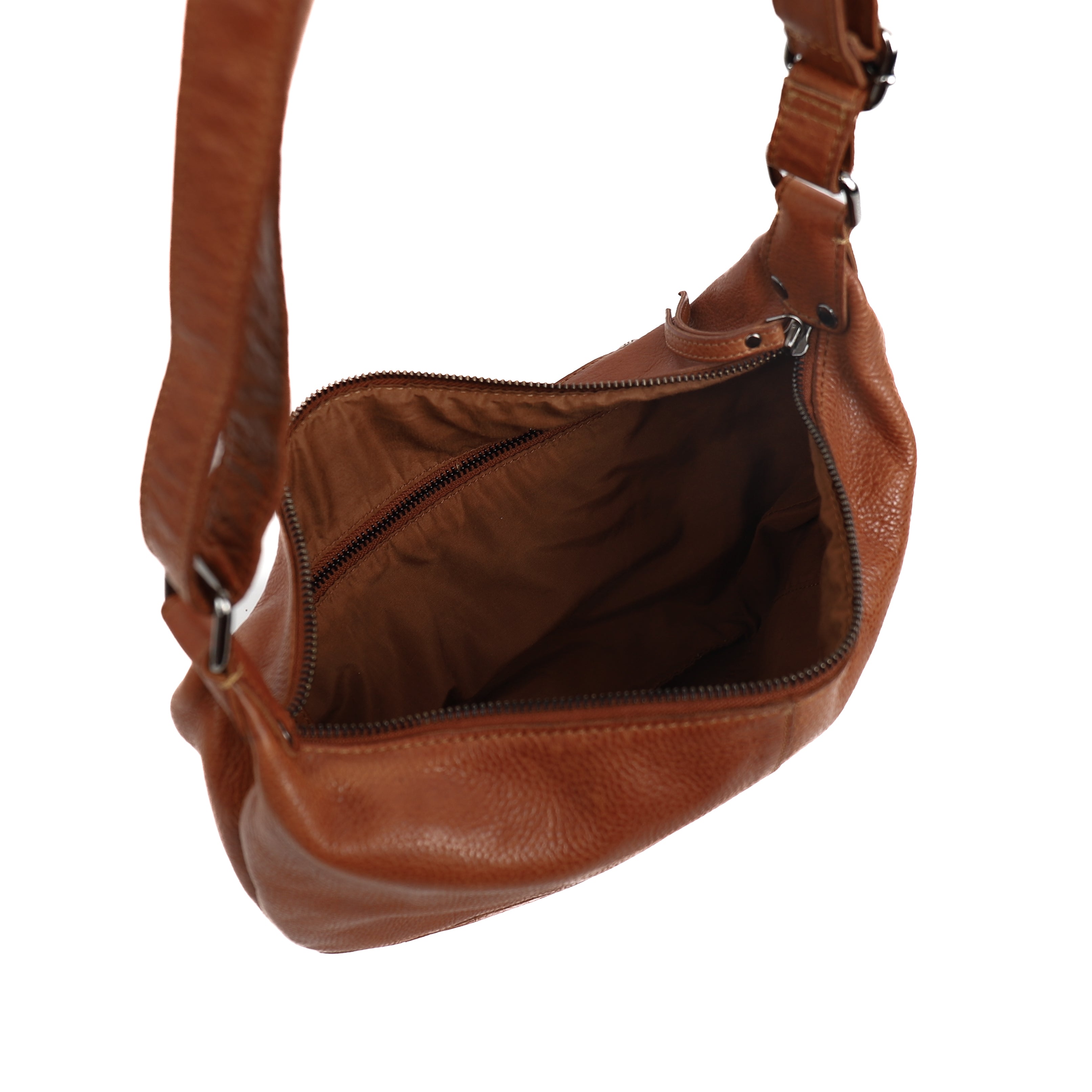 Beuteltasche 'Aimy' Cognac