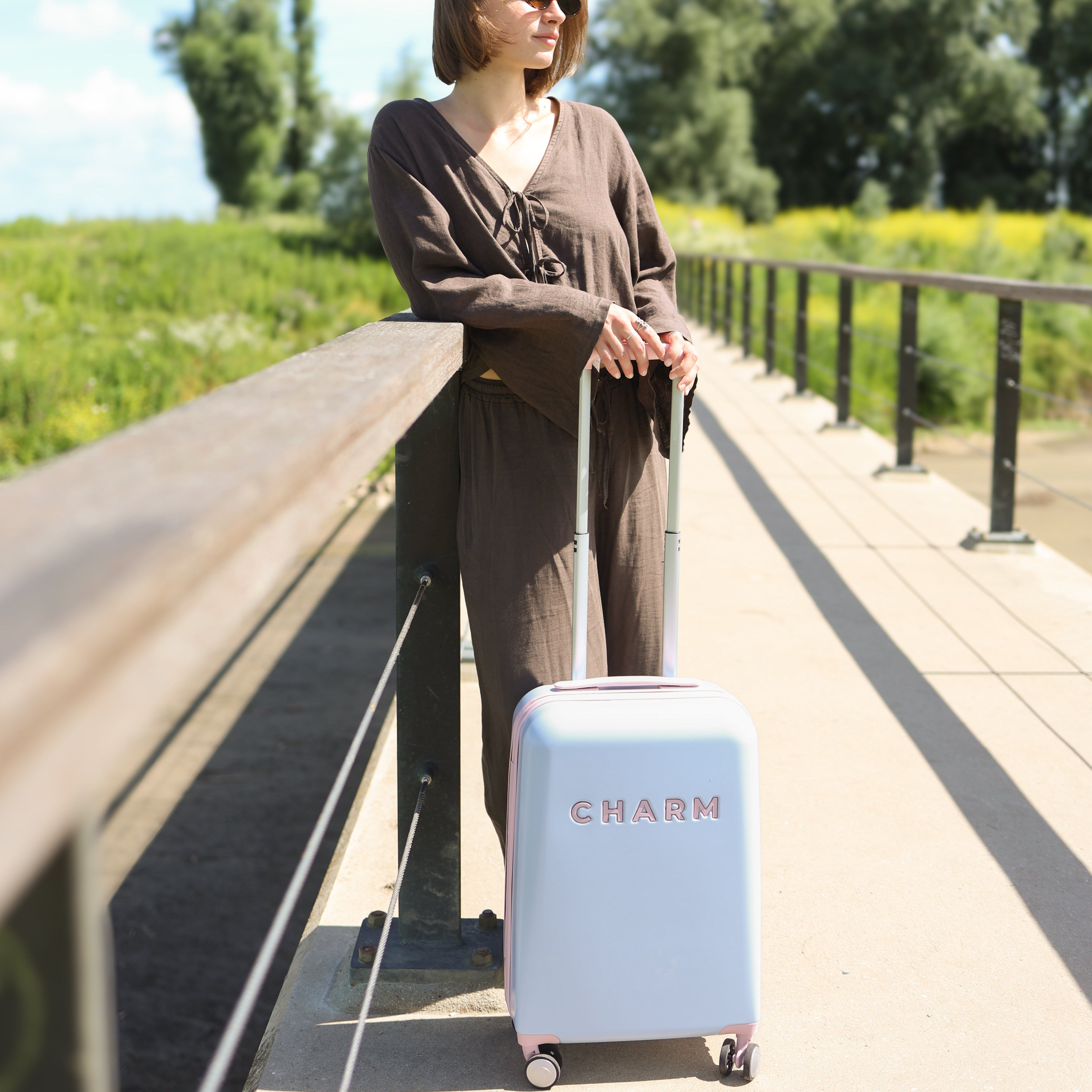 Capetown - Handgepäck Trolley S Babyblau