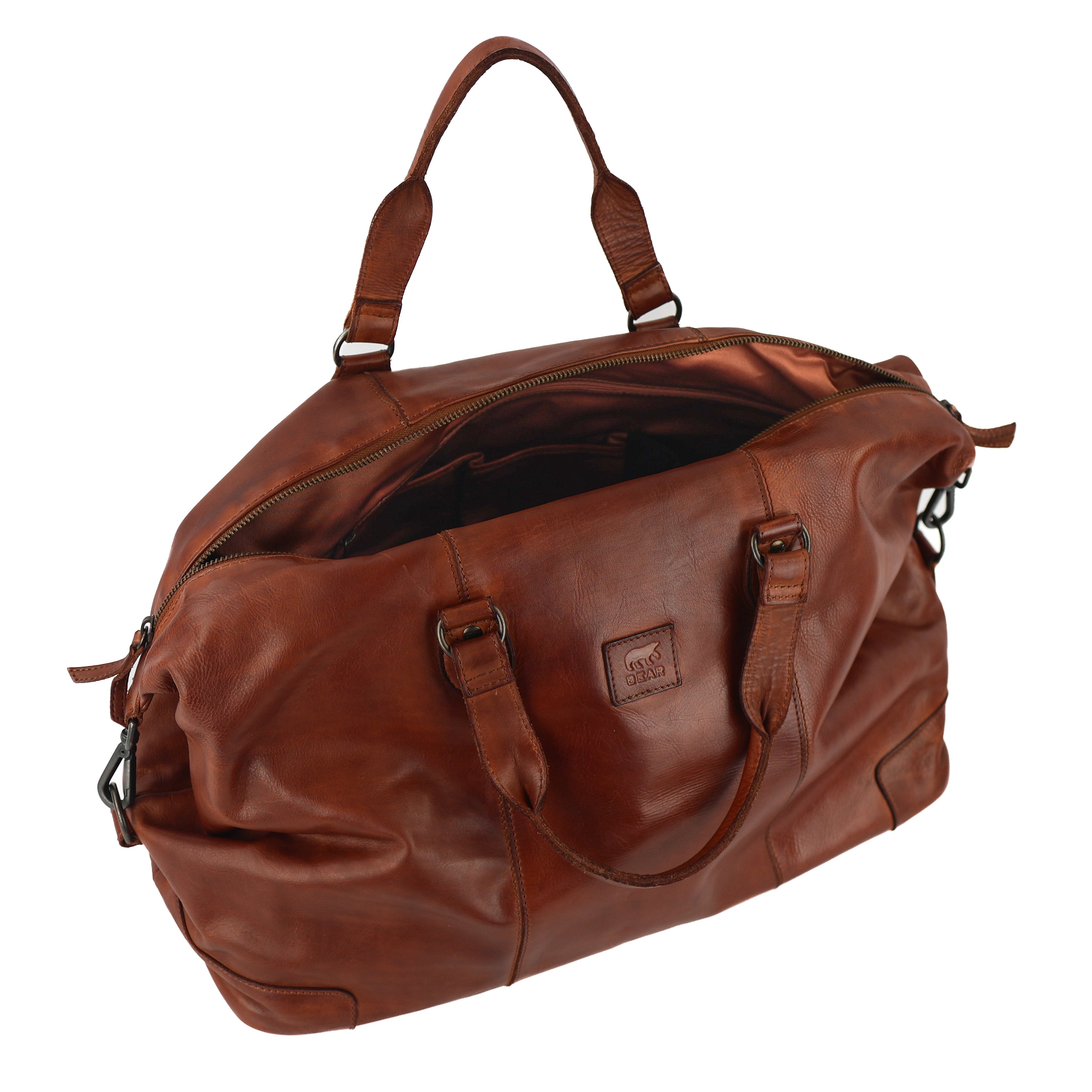 Wochenendtasche 'Sam' Cognac