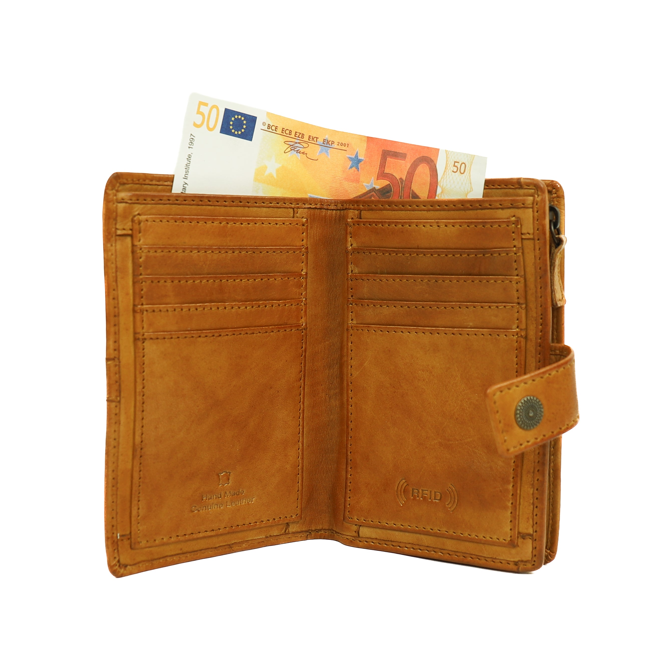 Geldbörse 'Sanne' mit gelben Nieten - CL 15087