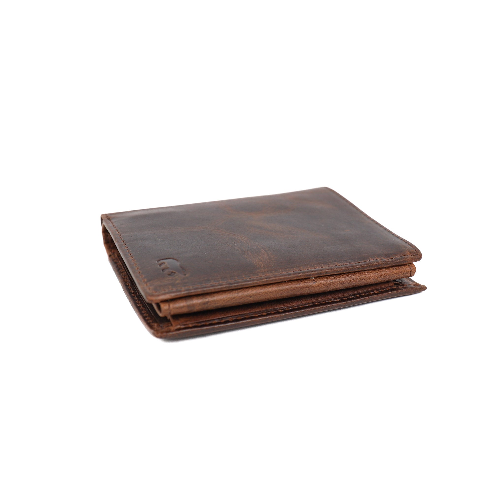 Hohes Billfold 'Klaas' Vintage Braun