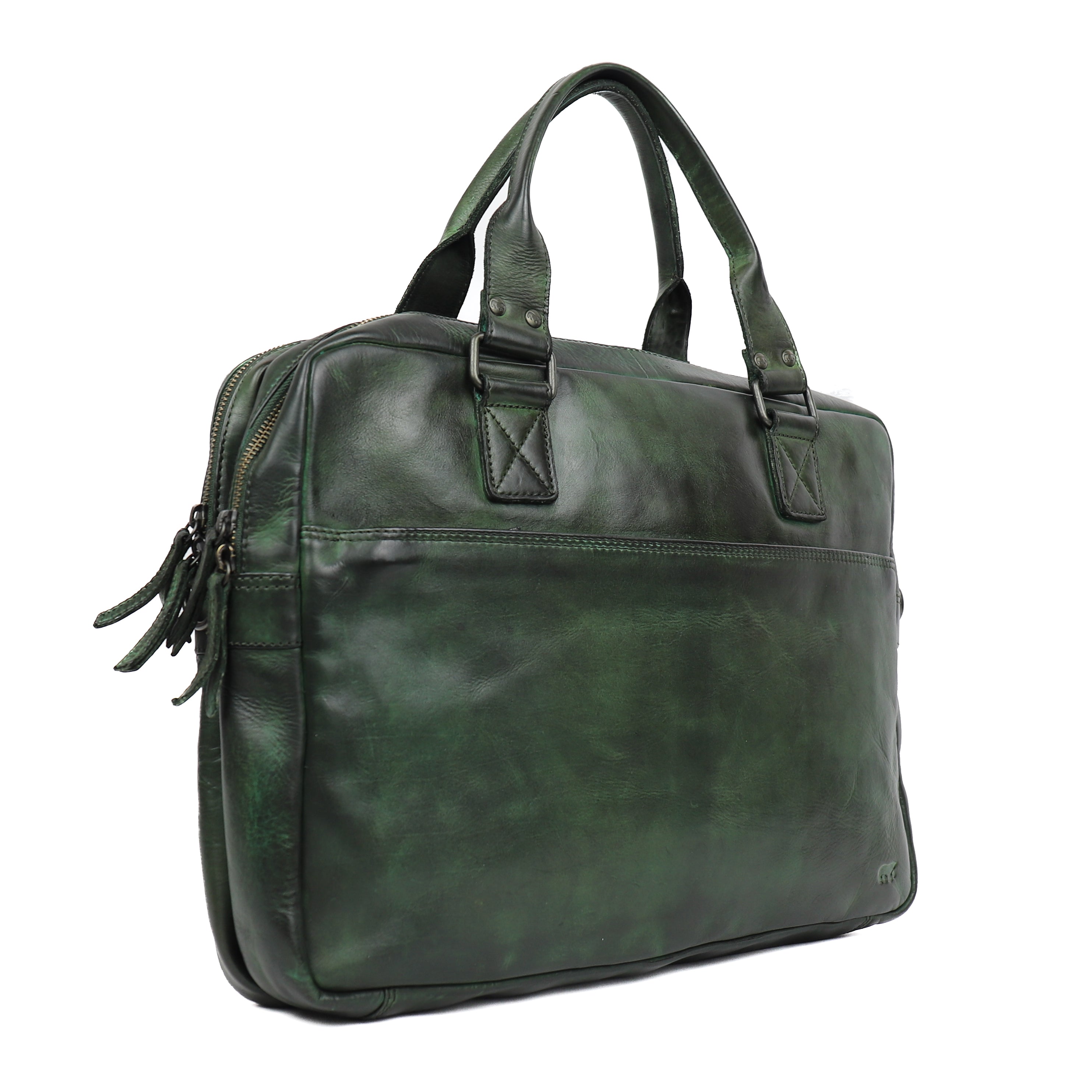 Laptop tasche 'Leandro' grün